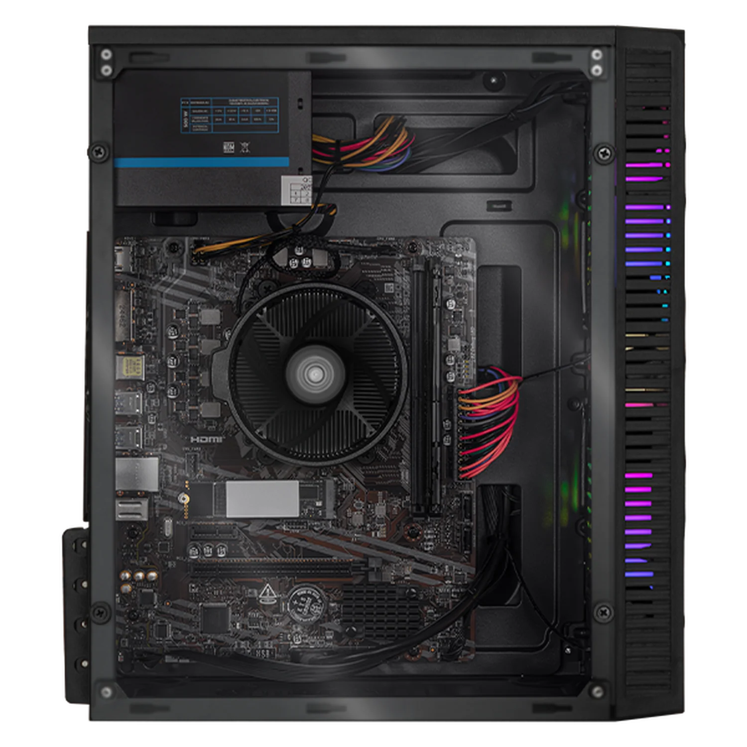 Computadora Escritorio Xtreme PC Gaming AMD Radeon Vega 11 Ryzen 5 3400G 16GB SSD 1TB WIFI Black gaming ligero en calidad baja, oficina, estudio y hogar - Image 2