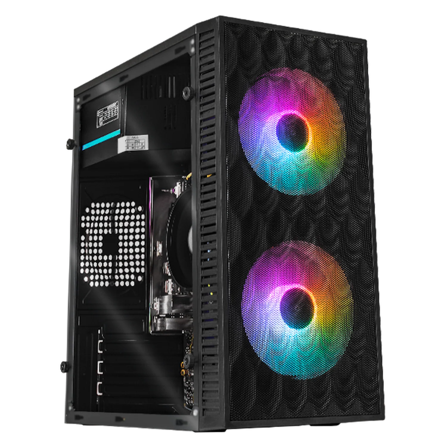 Computadora Escritorio Xtreme PC Gaming AMD Radeon Vega 3 Athlon 3000G 16GB SSD 500GB WIFI Black gaming ligero en calidad baja, oficina, estudio y hogar