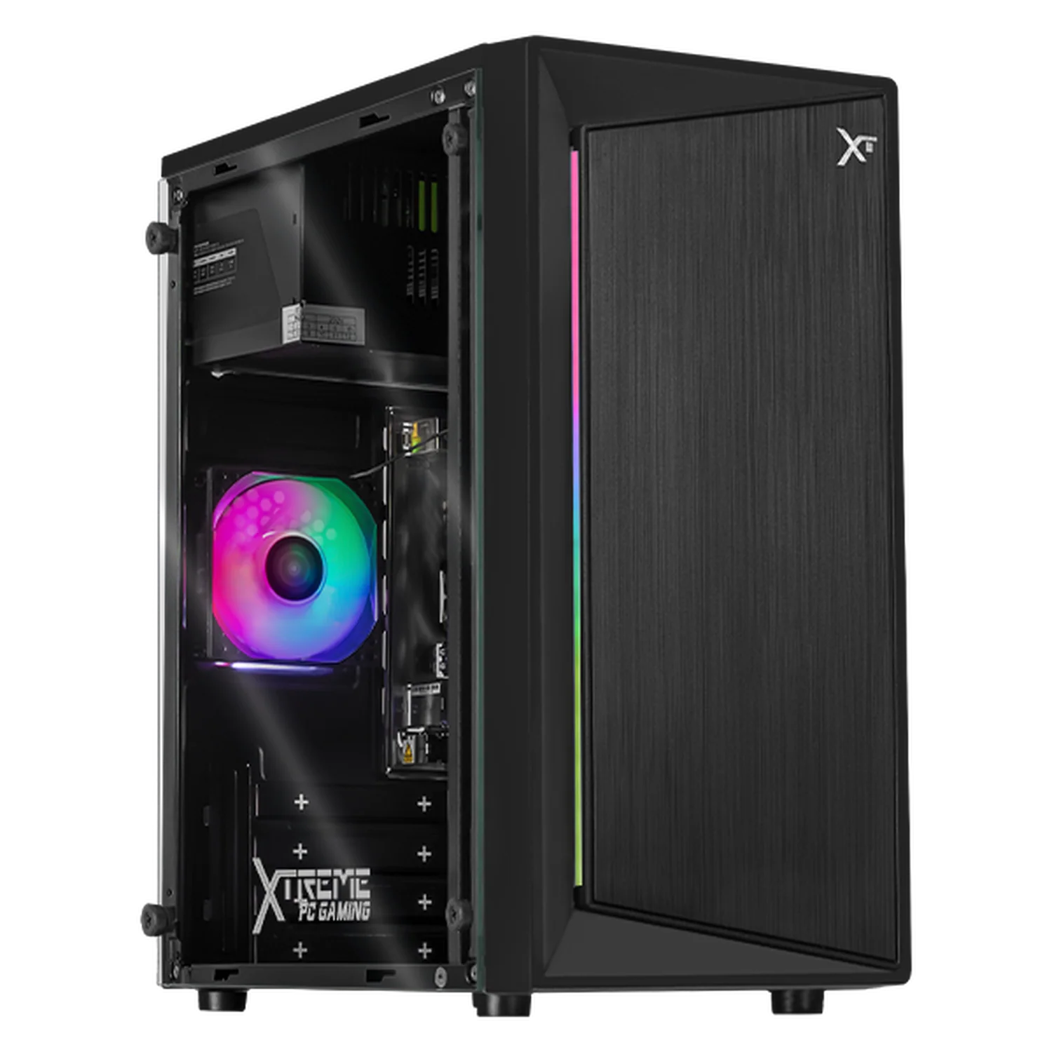 Computadora Escritorio Xtreme PC Gaming Intel Core i5 10400T 16GB SSD 500GB WIFI Black rendimiento básico para juegos casuales, trabajo y estudio