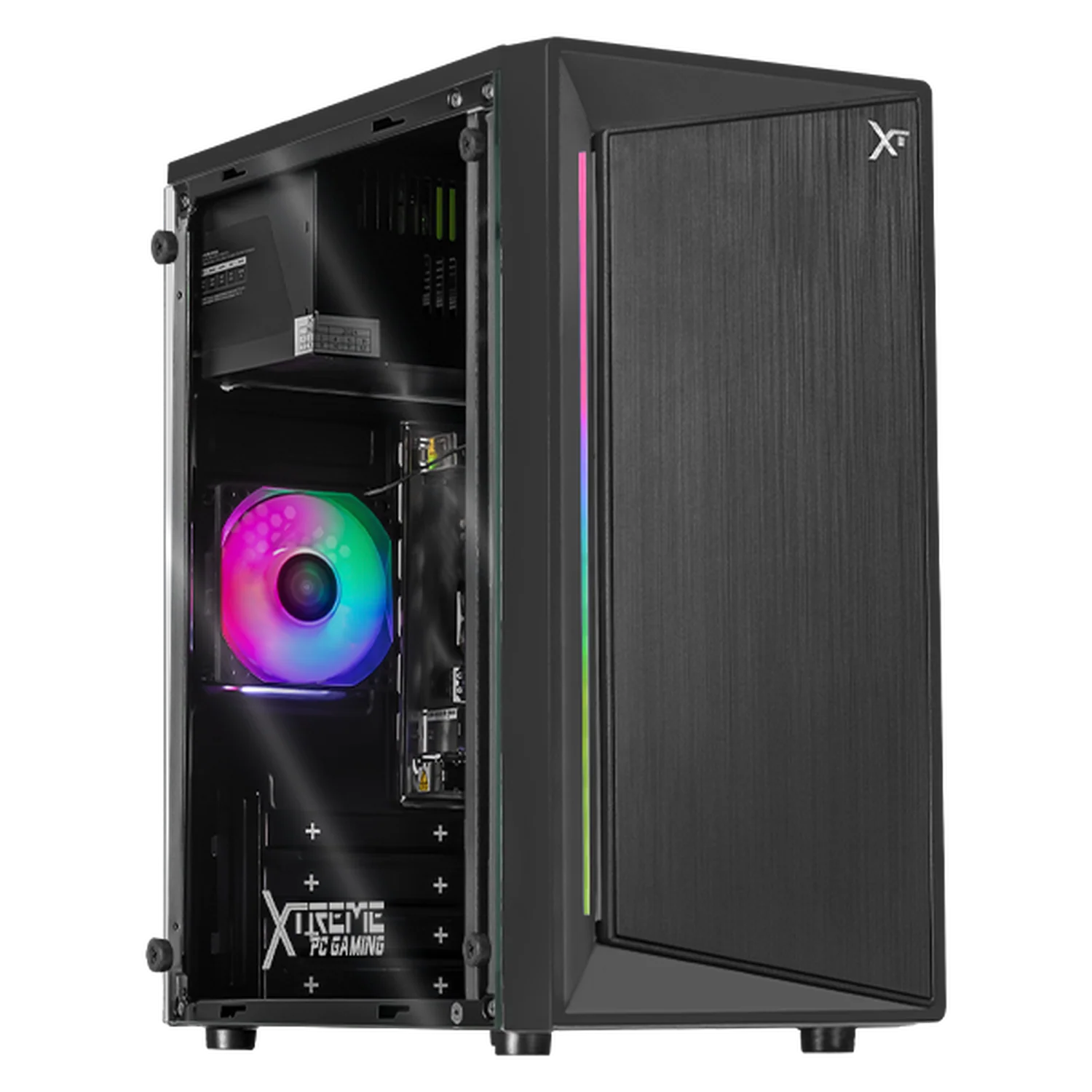 Computadora Escritorio Xtreme PC Gaming Intel Core i5 10400T 16GB SSD 500GB WIFI Grey rendimiento básico para juegos casuales, trabajo y estudio