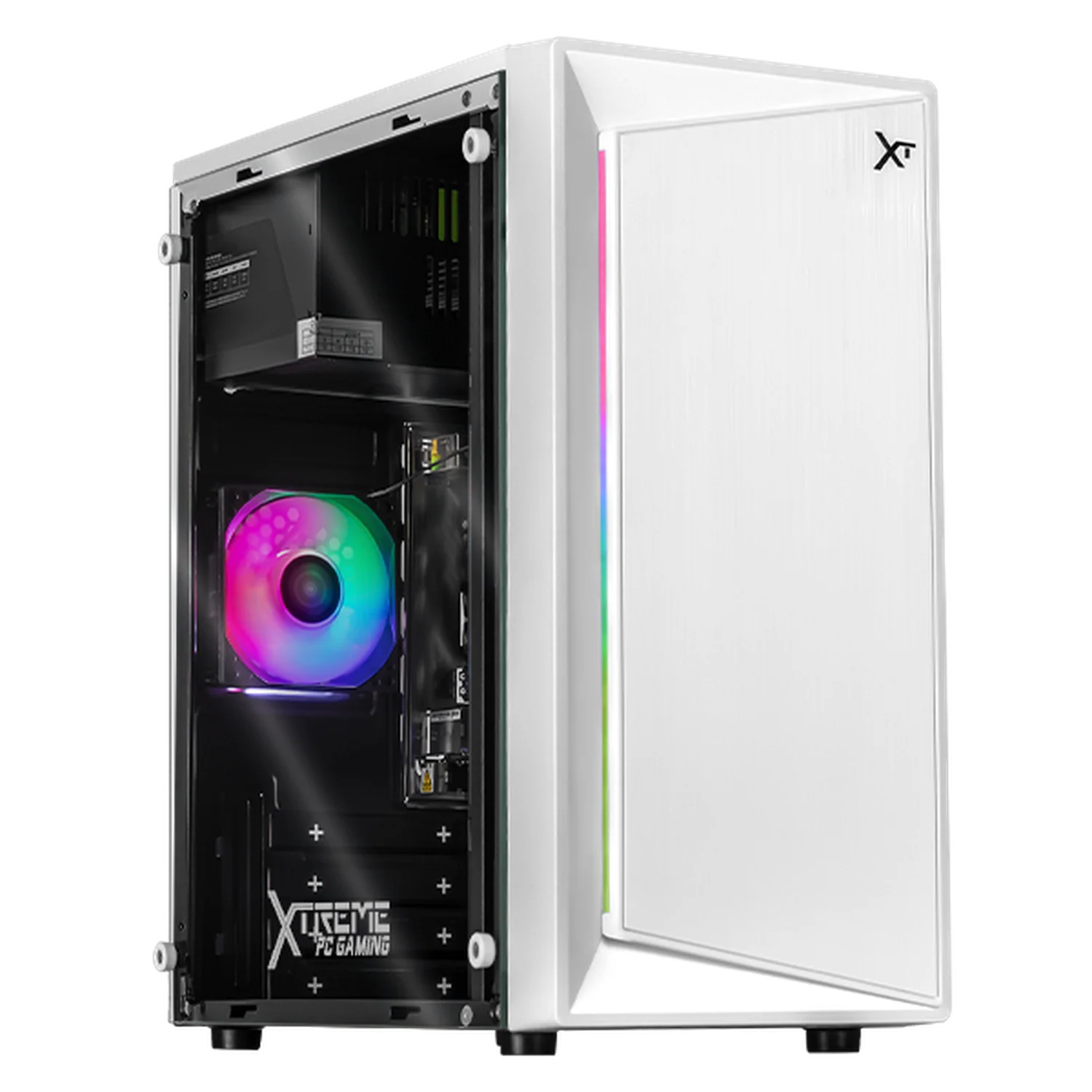 Computadora Escritorio Xtreme PC Gaming Intel Core i5 10400T 16GB SSD 500GB WIFI White rendimiento básico para juegos casuales, trabajo y estudio