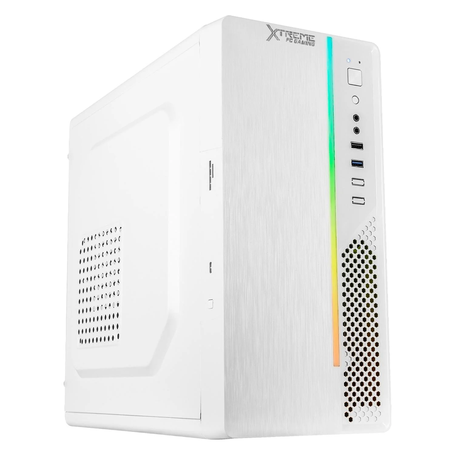 Computadora Escritorio Xtreme PC Gaming Intel Core i5 14400 16GB SSD 1TB WIFI White gaming ligero en calidad baja, oficina, estudio y hogar