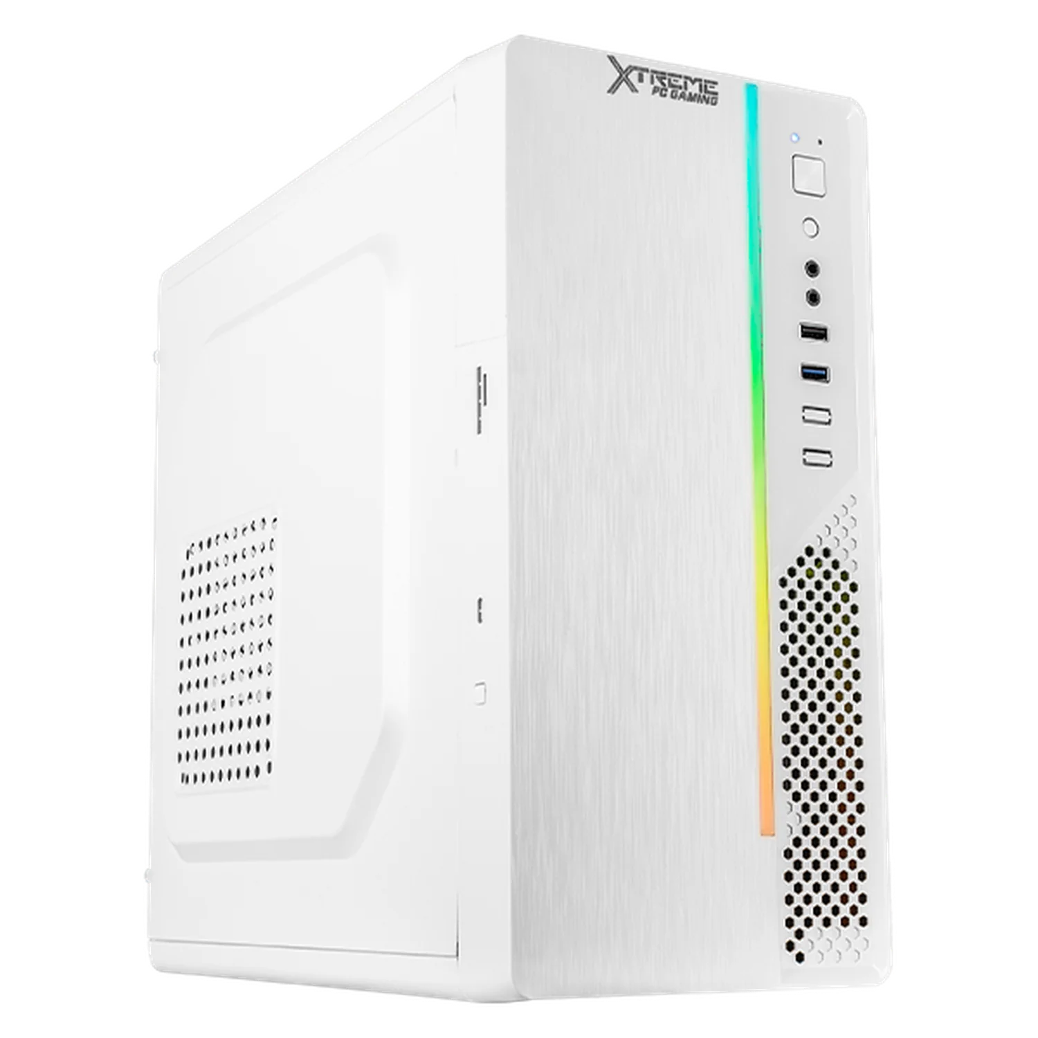 Computadora Escritorio Xtreme PC Gaming Intel N100 16GB SSD 500GB WIFI White ideal para punto de venta, trabajo administrativo y uso diario