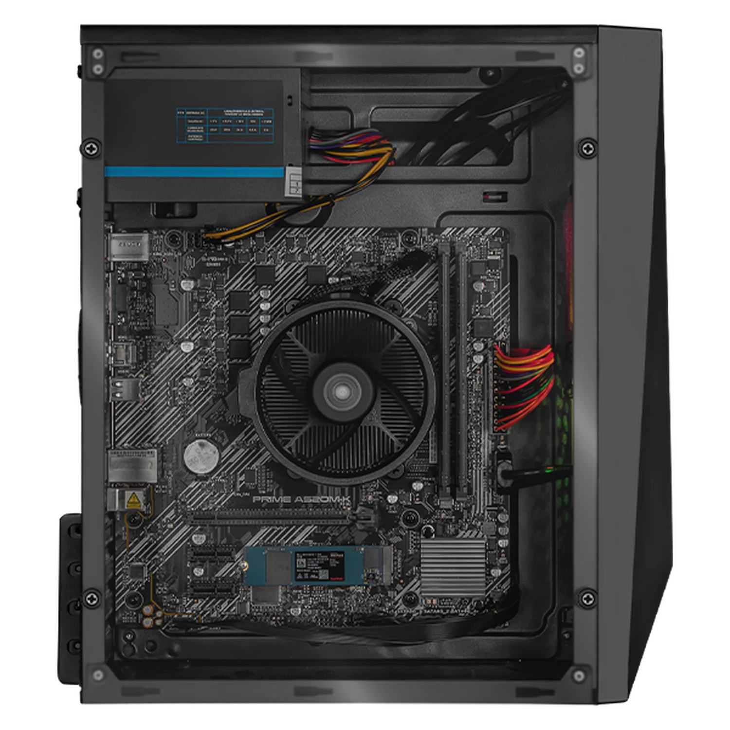 Computadora Escritorio Completa Xtreme PC Gaming AMD Radeon Vega Renoir Ryzen 5 5600G 32GB SSD 1TB Monitor 23.8 75Hz WIFI Black gaming ligero en calidad baja, oficina, estudio y hogar - Image 2