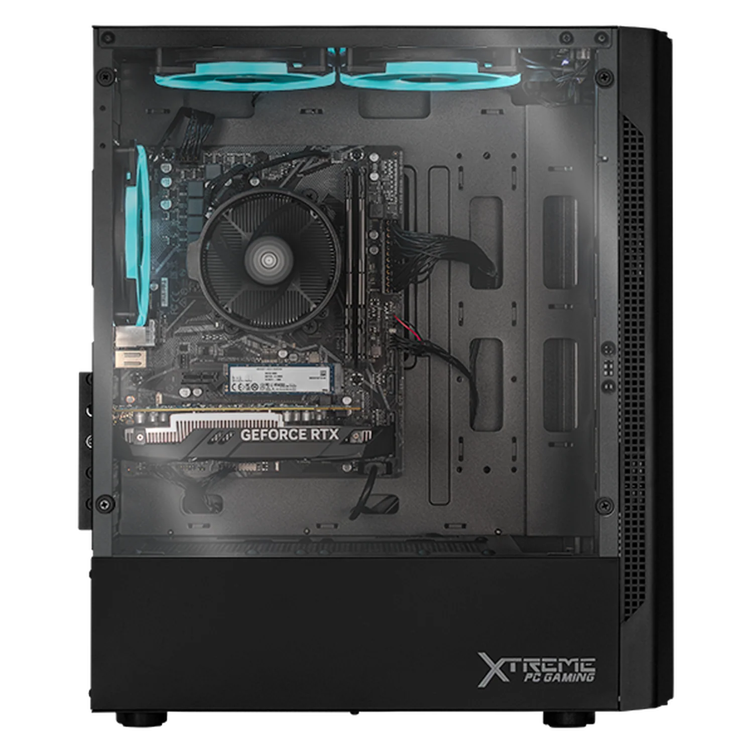 PC Gamer Xtreme PC Gaming NVIDIA GeForce RTX 3050 AMD Ryzen 7 5700 16GB SSD 1TB WIFI Black experiencia de juego fluida en nivel medio - Image 2