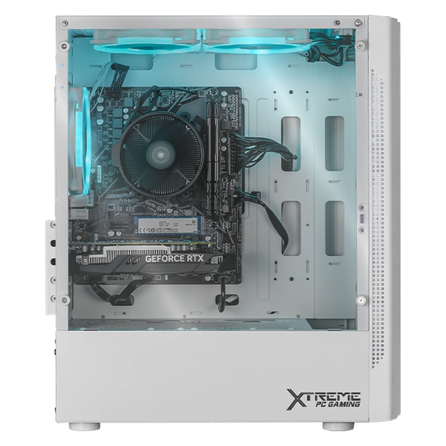 Computadora Gamer Xtreme PC Gaming NVIDIA GeForce RTX 3050 AMD Ryzen 7 5700 16GB SSD 1TB WIFI White experiencia de juego fluida en nivel medio - Image 2