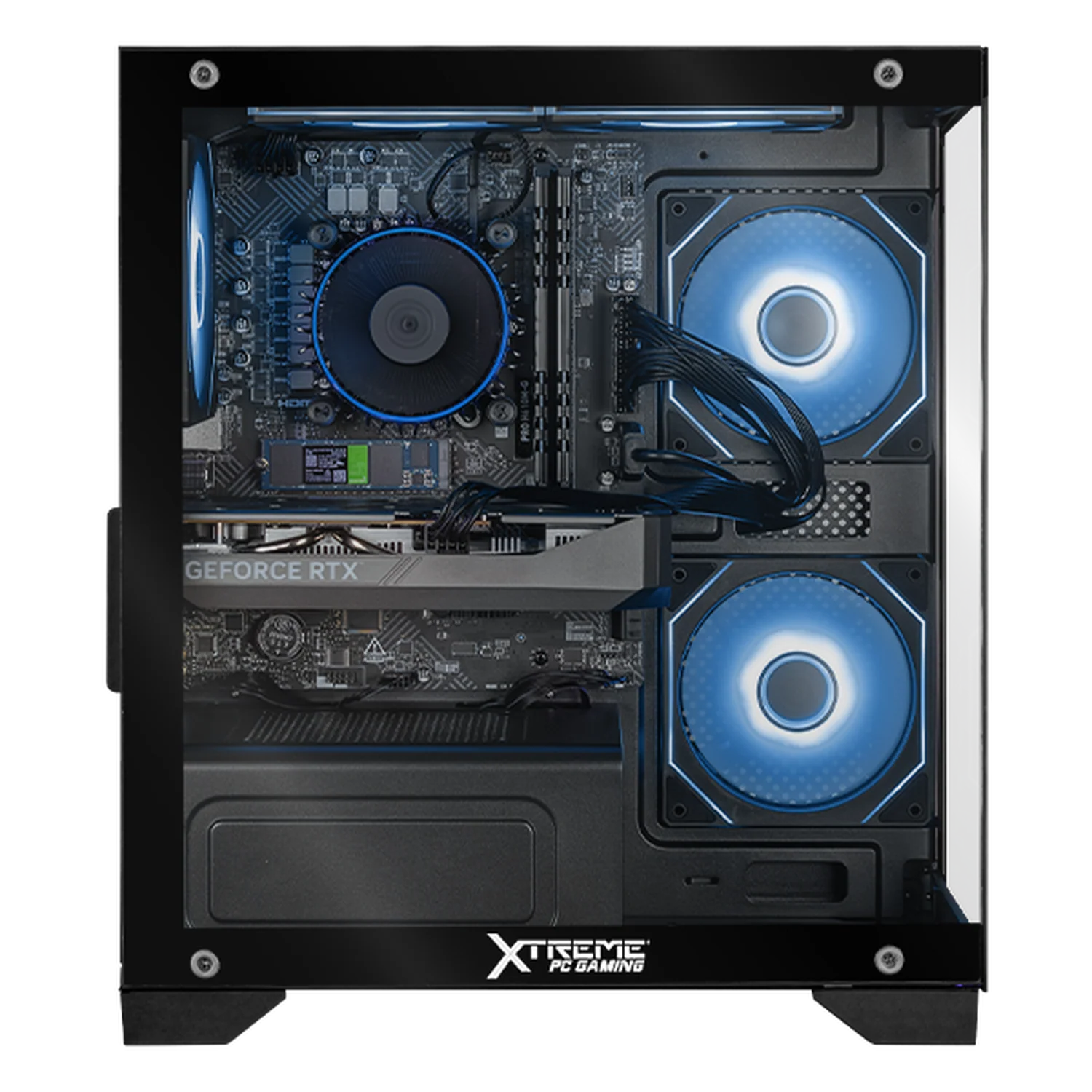 Computadora Gamer con IA Xtreme PC Gaming NVIDIA GeForce RTX 5050 Intel Core i5 12400F 16GB SSD 1TB WIFI BT Black experiencia de juego fluida en nivel medio - Image 2