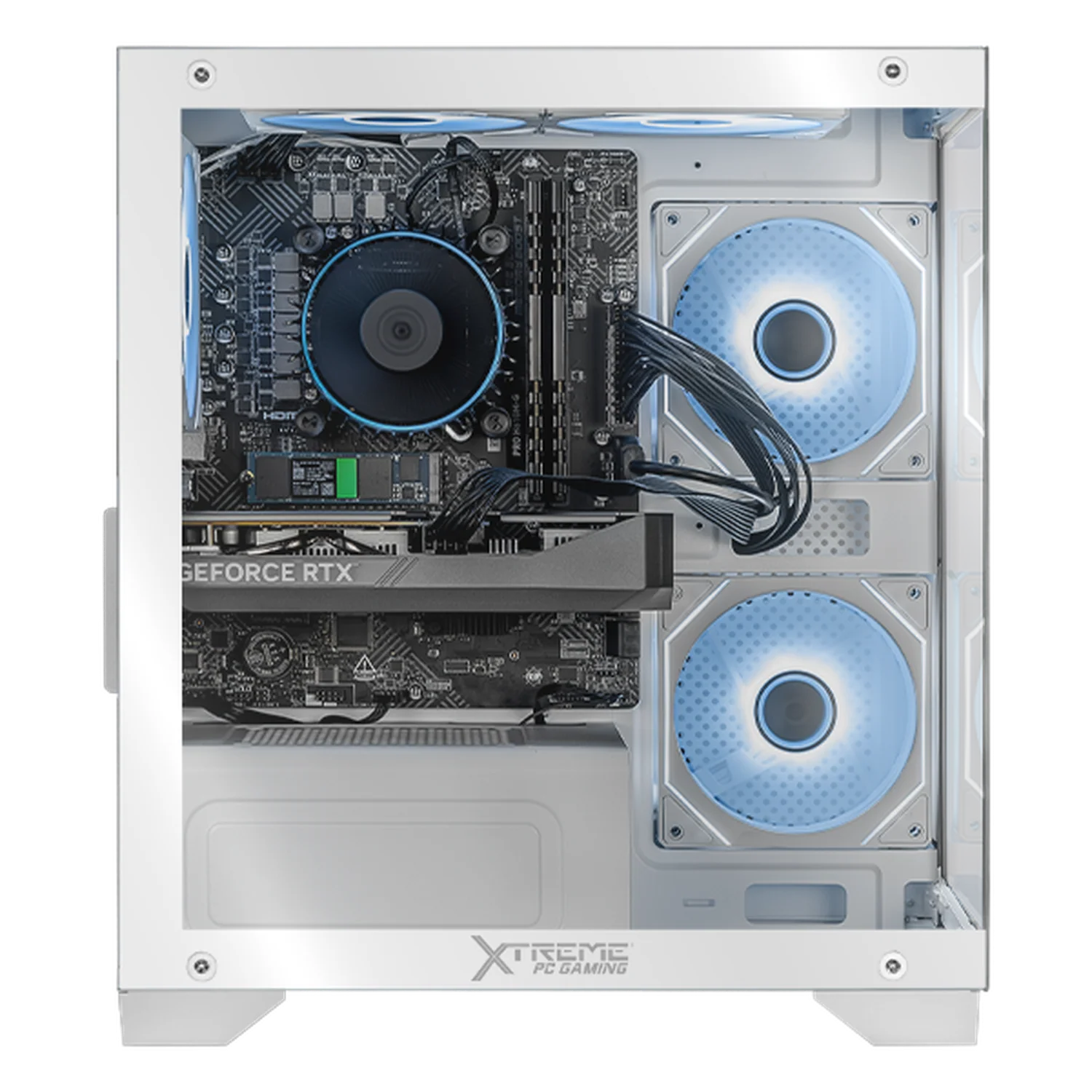 Computadora Gamer con IA Xtreme PC Gaming NVIDIA GeForce RTX 5050 Intel Core i5 12400F 16GB SSD 1TB WIFI BT White experiencia de juego fluida en nivel medio - Image 2