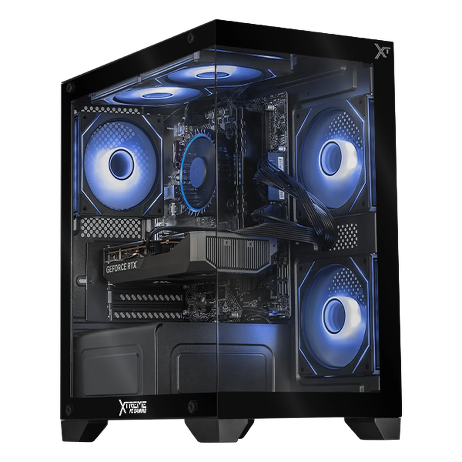 Computadora Gamer Xtreme PC Gaming NVIDIA GeForce RTX 5050 Intel Core i7 12700F 32GB SSD 1TB WIFI BT Black gaming estable en calidad media