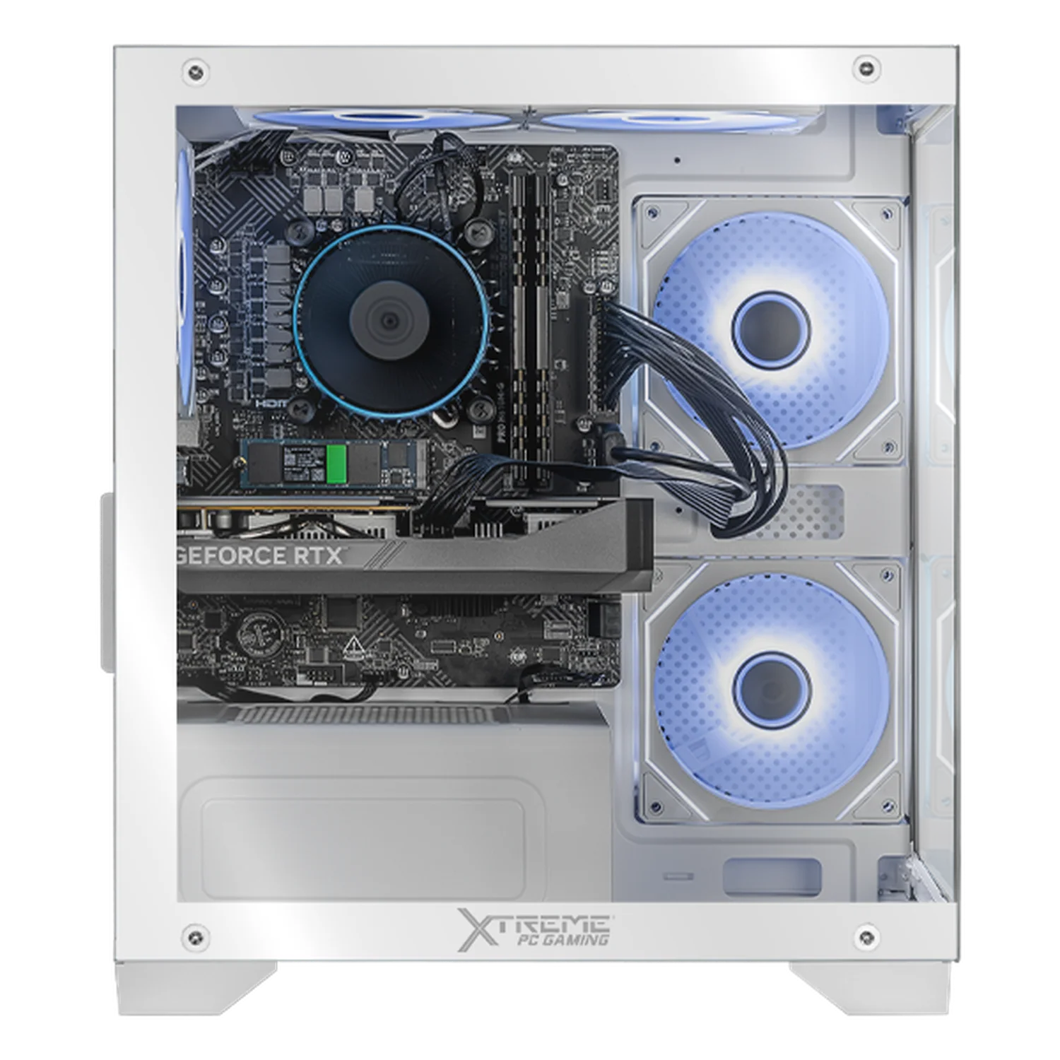 Computadora Gamer Xtreme PC Gaming NVIDIA GeForce RTX 5050 Intel Core i7 12700F 32GB SSD 1TB WIFI BT White gaming estable en calidad media - Image 2