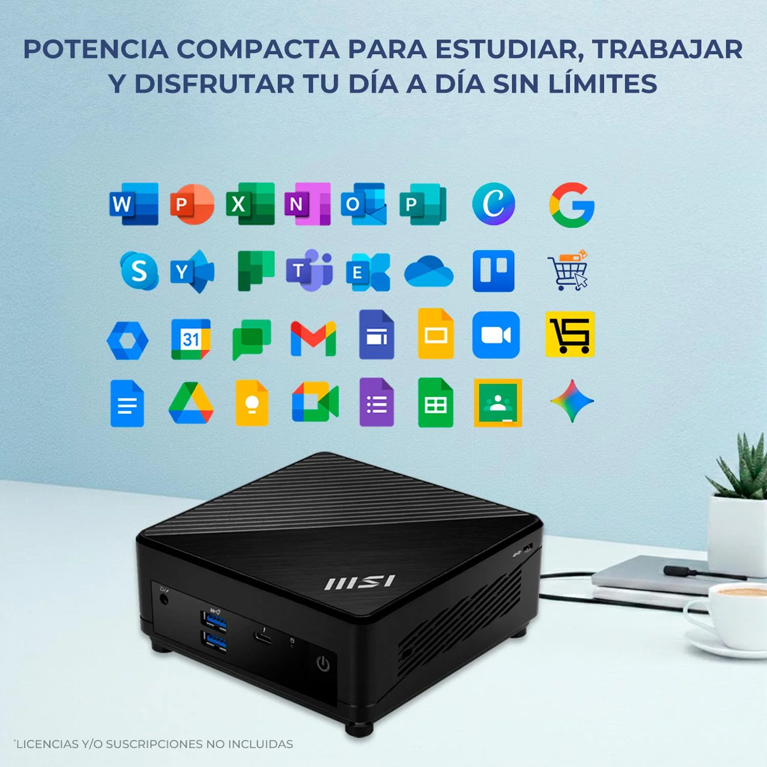 Computadora Mini PC MSI CUBI 5 12M Core I5 1235U 16GB 512GB SSD CUBI512M-I516G512 - Image 5