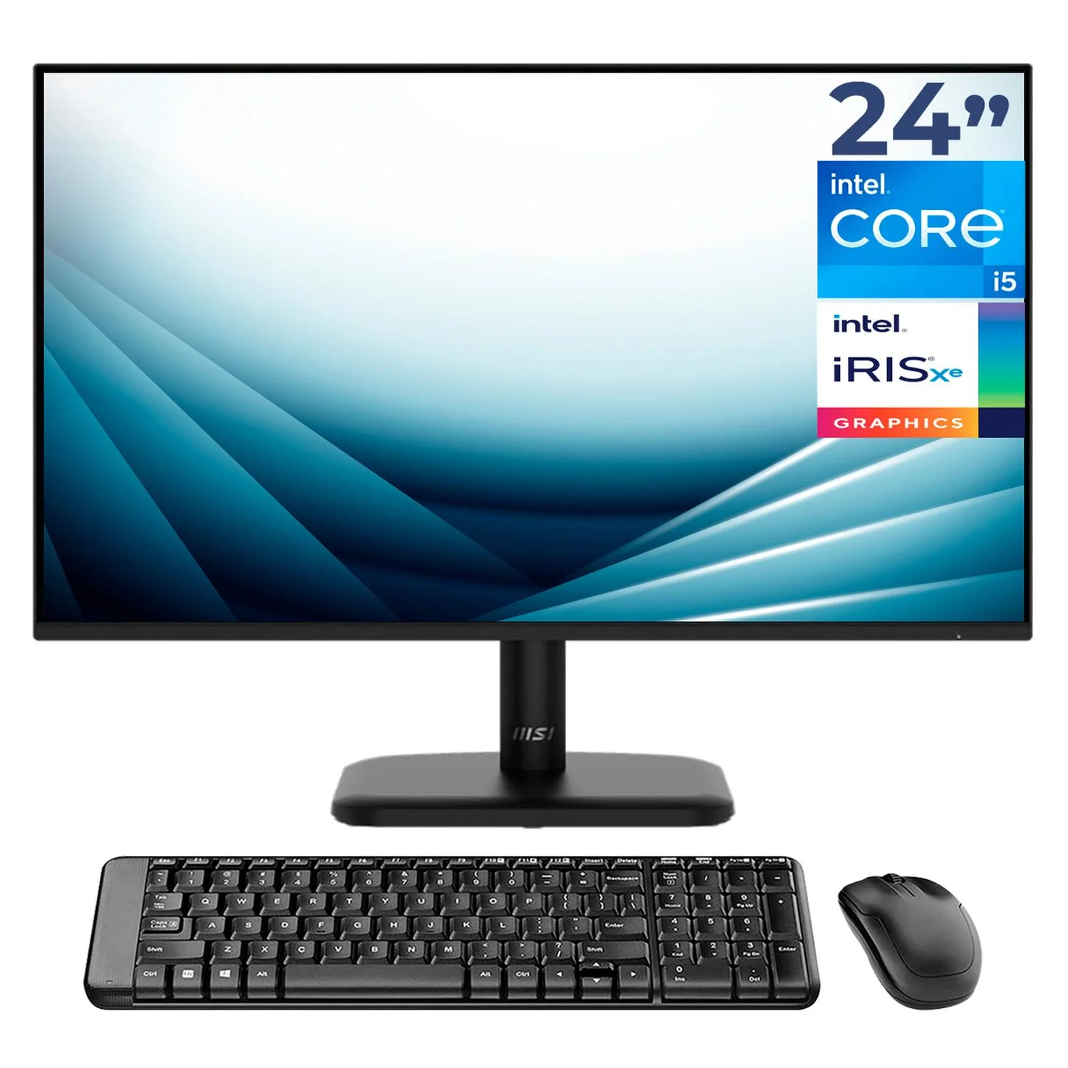 Computadora Mini PC MSI CUBI 5 12M Core I5 1235U 16GB 512GB SSD Monitor 24 Teclado Mouse DXT CUBI512