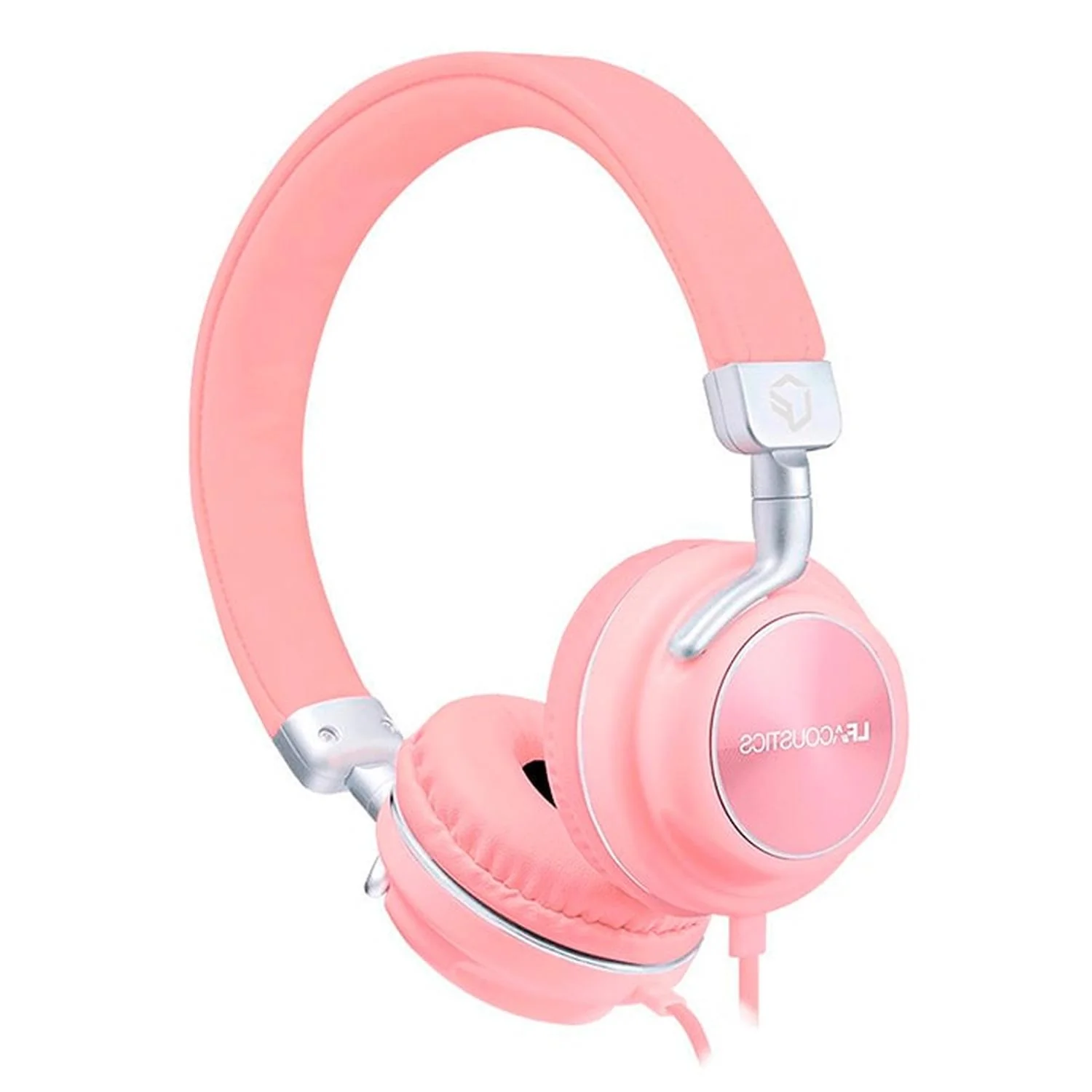 Audifonos Diadema LF ACOUSTICS LA-927239 Microfono 3.5mm Rosa - Image 5