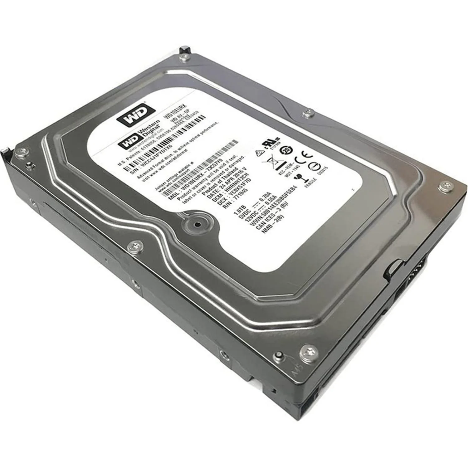 Disco Duro Interno 1TB WESTERN DIGITAL WD10EURX 3.5 SATA III 7200RPM Reacondicionado - Image 3