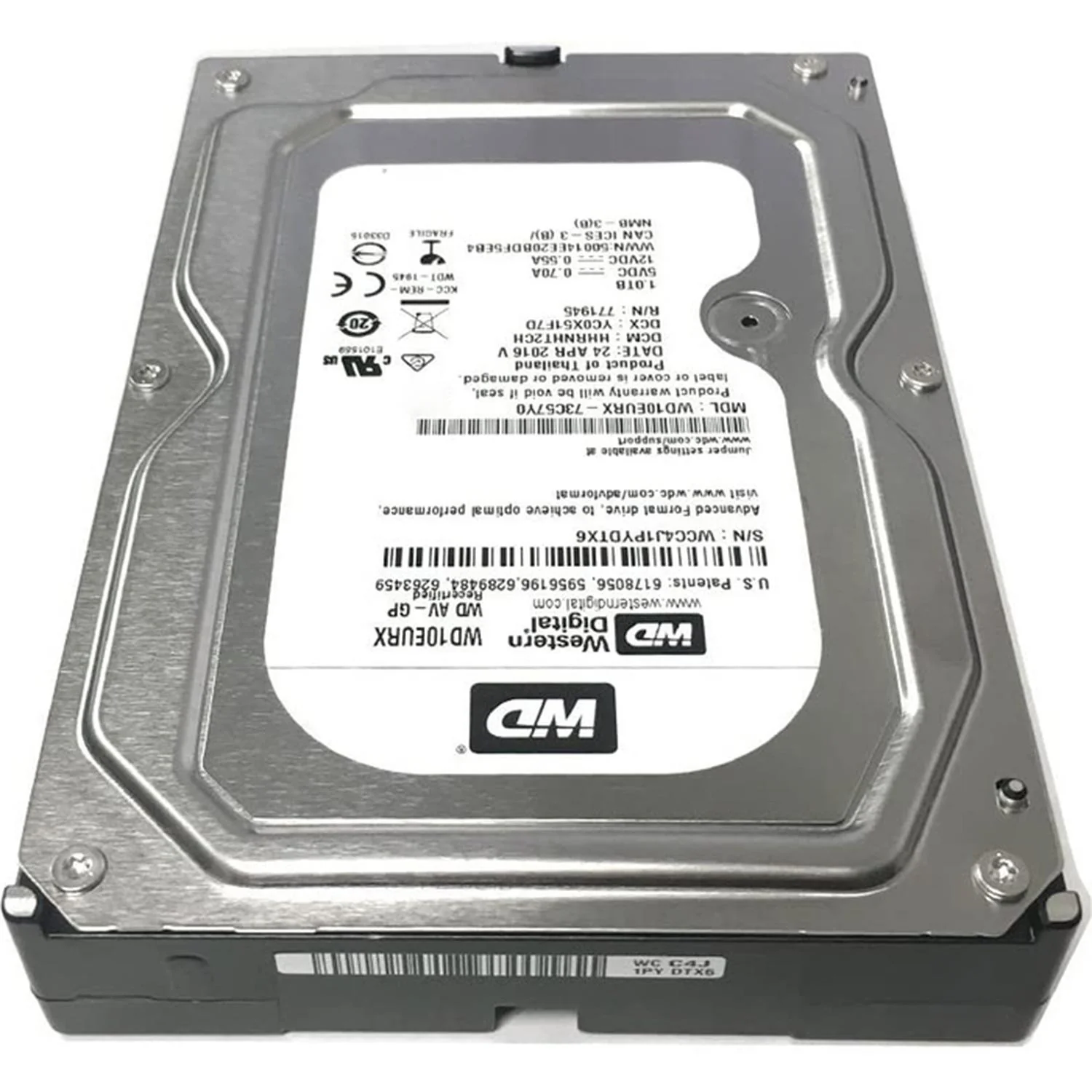 Disco Duro Interno 1TB WESTERN DIGITAL WD10EURX 3.5 SATA III 7200RPM Reacondicionado - Image 5