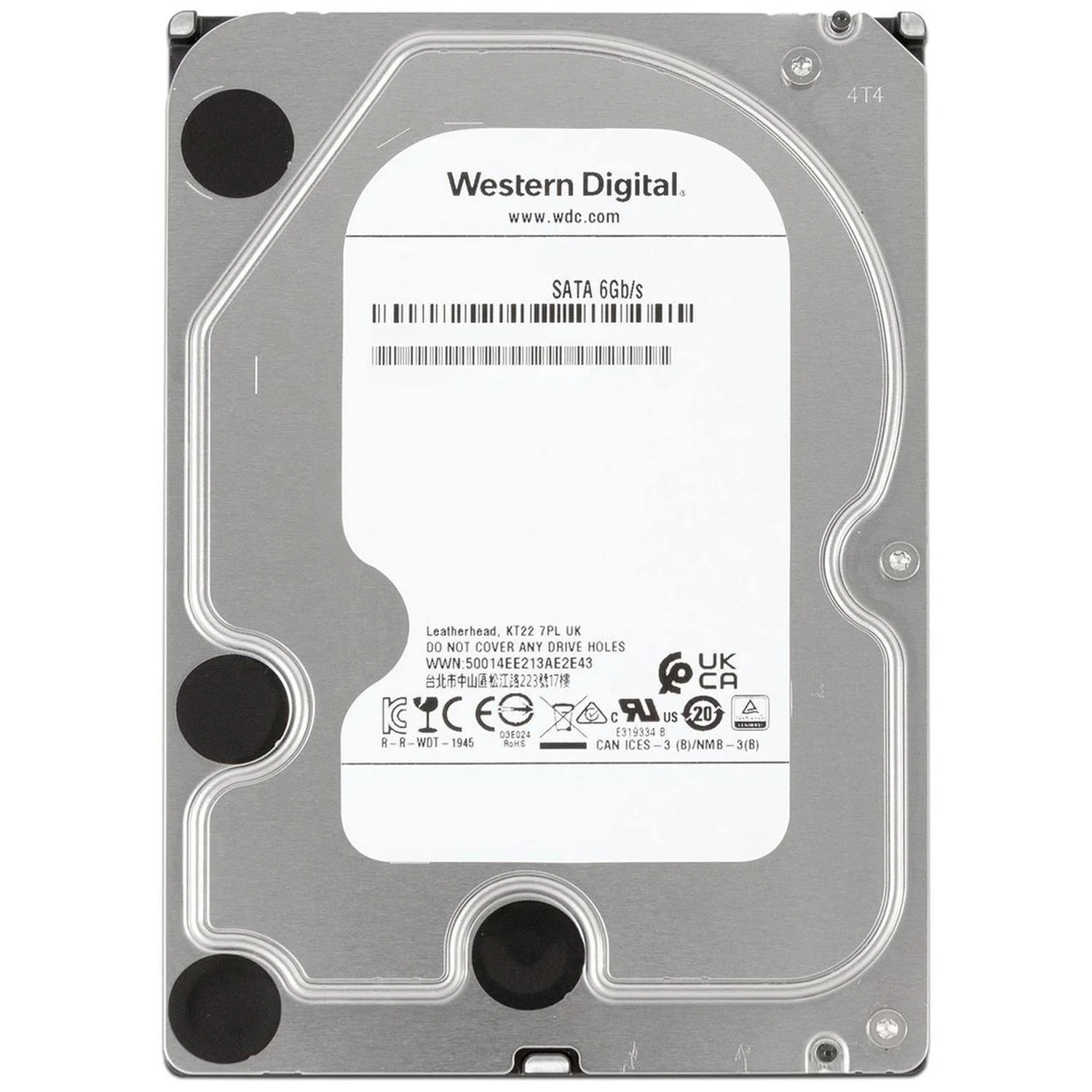 Disco Duro Interno 6TB WESTERN DIGITAL SATA III 7200RPM New Pull W0F23001