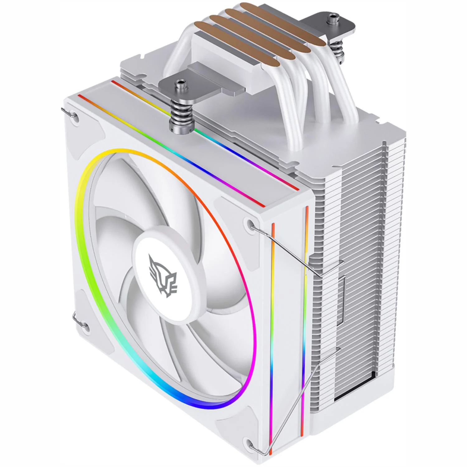 Disipador CPU Gamer BALAM RUSH HELIUX PRO HEX50 120mm ARGB 3pin LGA 1851 AM5 600 - 2000 RPM 4-pin PWM 4 Pipas Blanco BR-942058