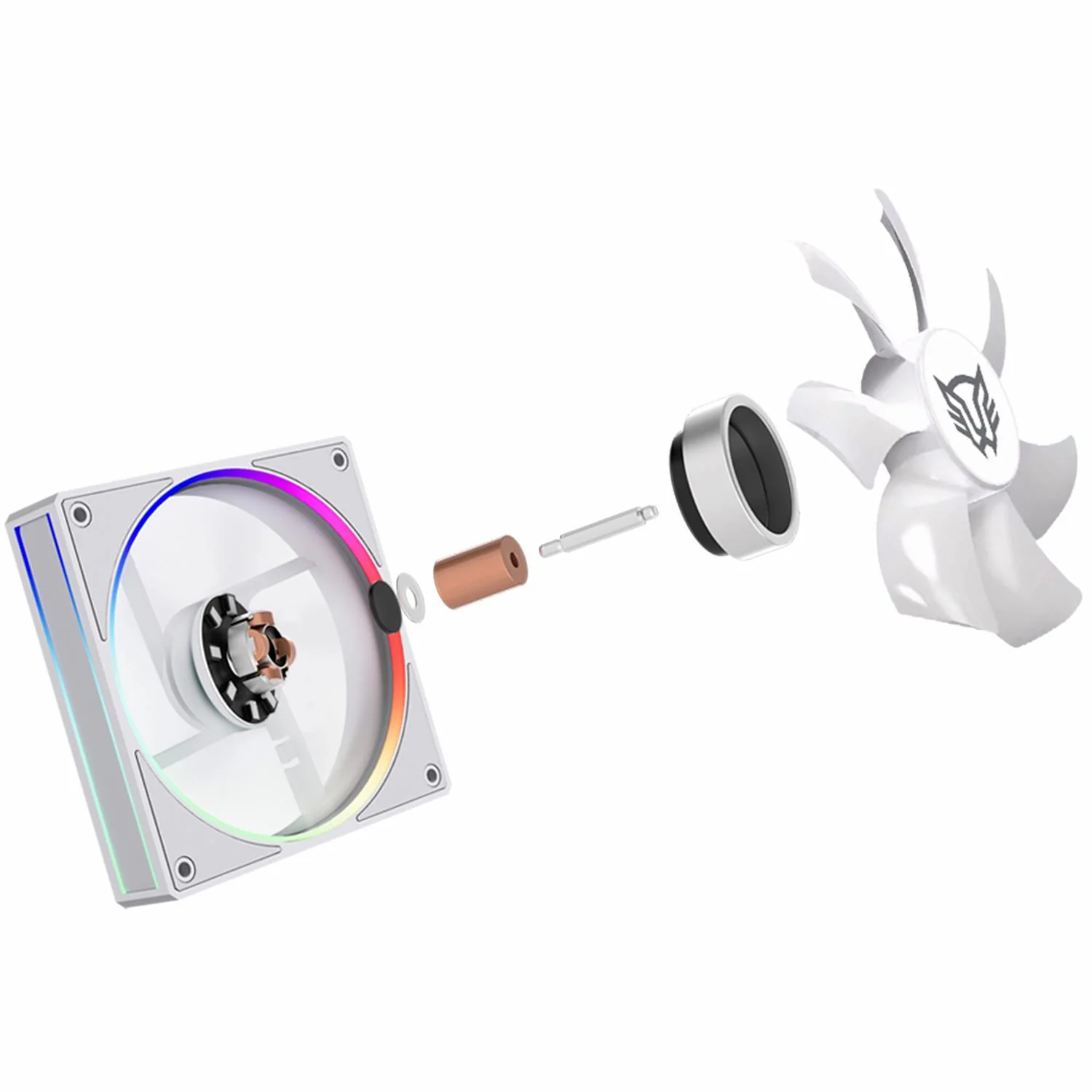Disipador CPU Gamer BALAM RUSH HELIUX PRO HEX65 120mm ARGB 3pin LGA 1700 AM5 600 - 2000 RPM 4-pin PWM 6 Pipas Display Digital Blanco BR-941976 - Image 3