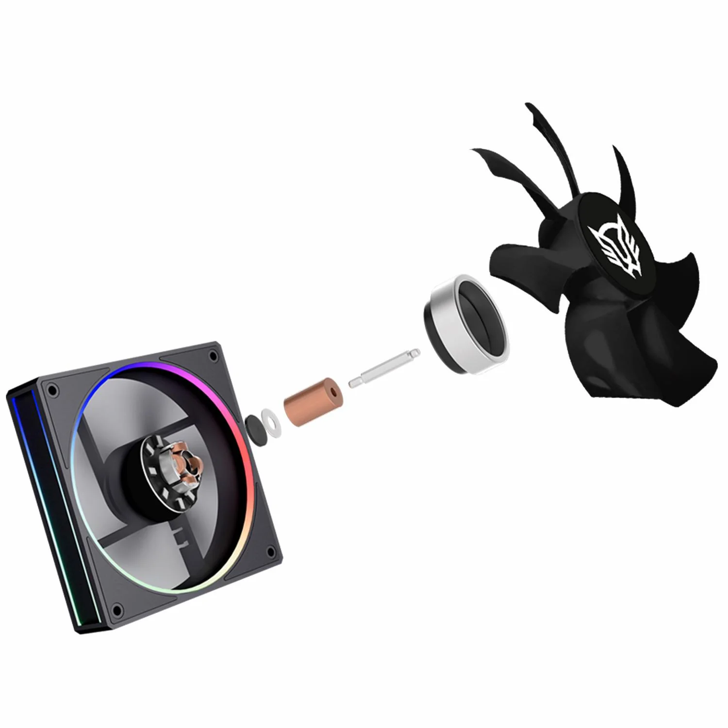 Disipador CPU Gamer BALAM RUSH HELIUX PRO HEX65 120mm ARGB 3pin LGA 1700 AM5 600 - 2000 RPM 4-pin PWM 6 Pipas Display Digital Negro BR-941969 - Image 3