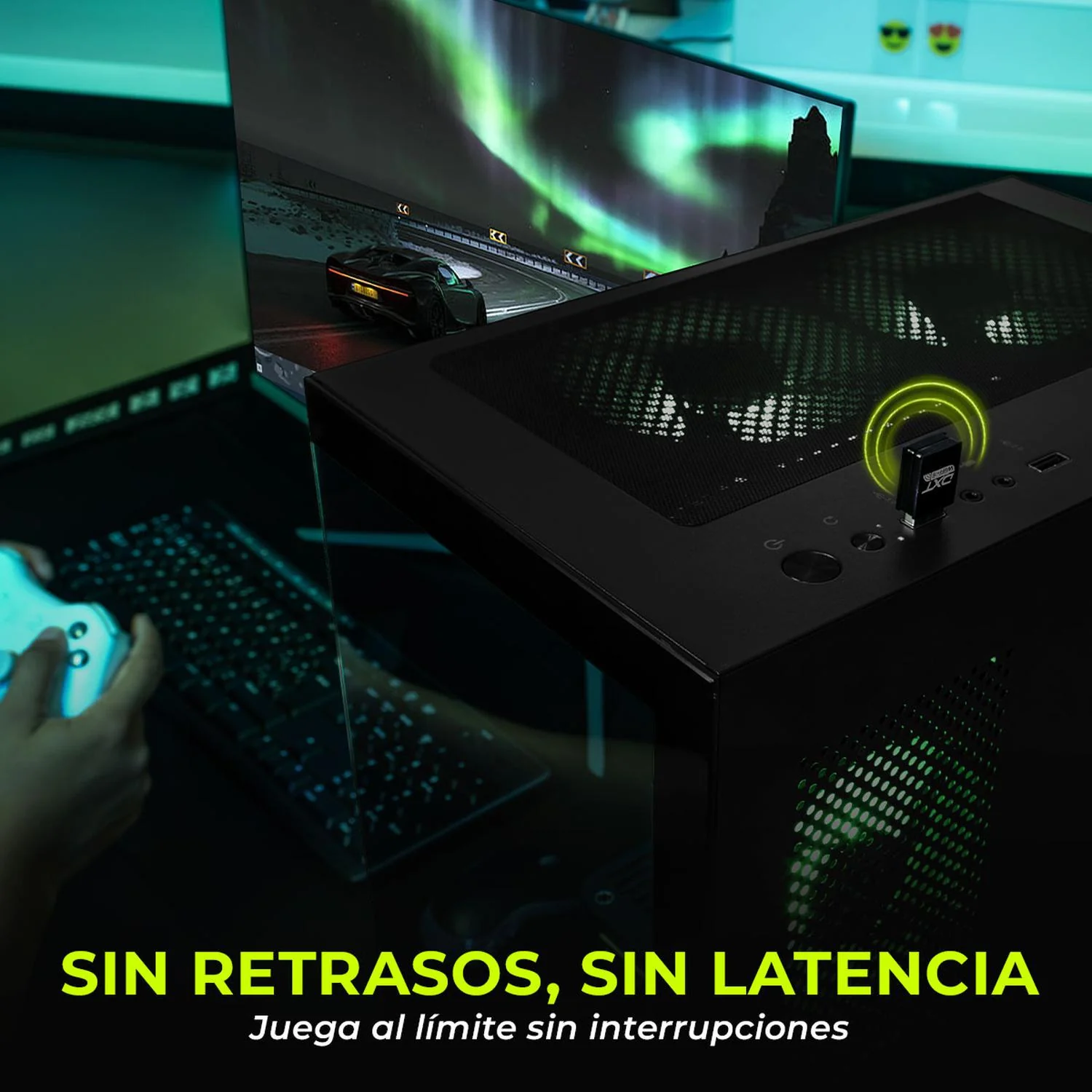 DXT Adaptador WiFi USB Mini 600Mbps 2.4G/5G Doble Banda Inalambrico Windows/MacOs/Linux NDXTAD2BK - Image 5