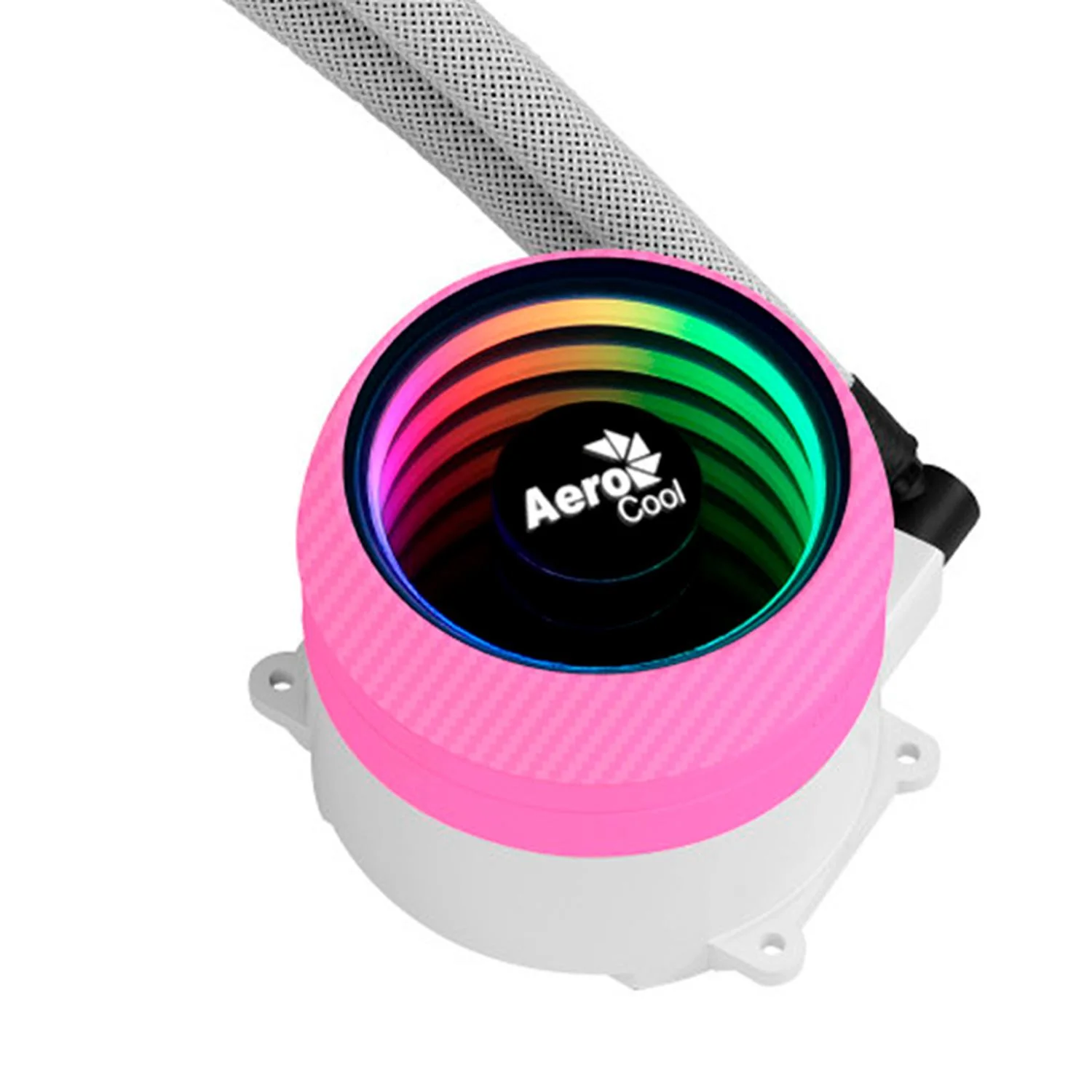 Enfriamiento Liquido AEROCOOL MIRAGE L240 INTEL 1700 AM5 PINK ARGB 240mm 40101720 - Image 3
