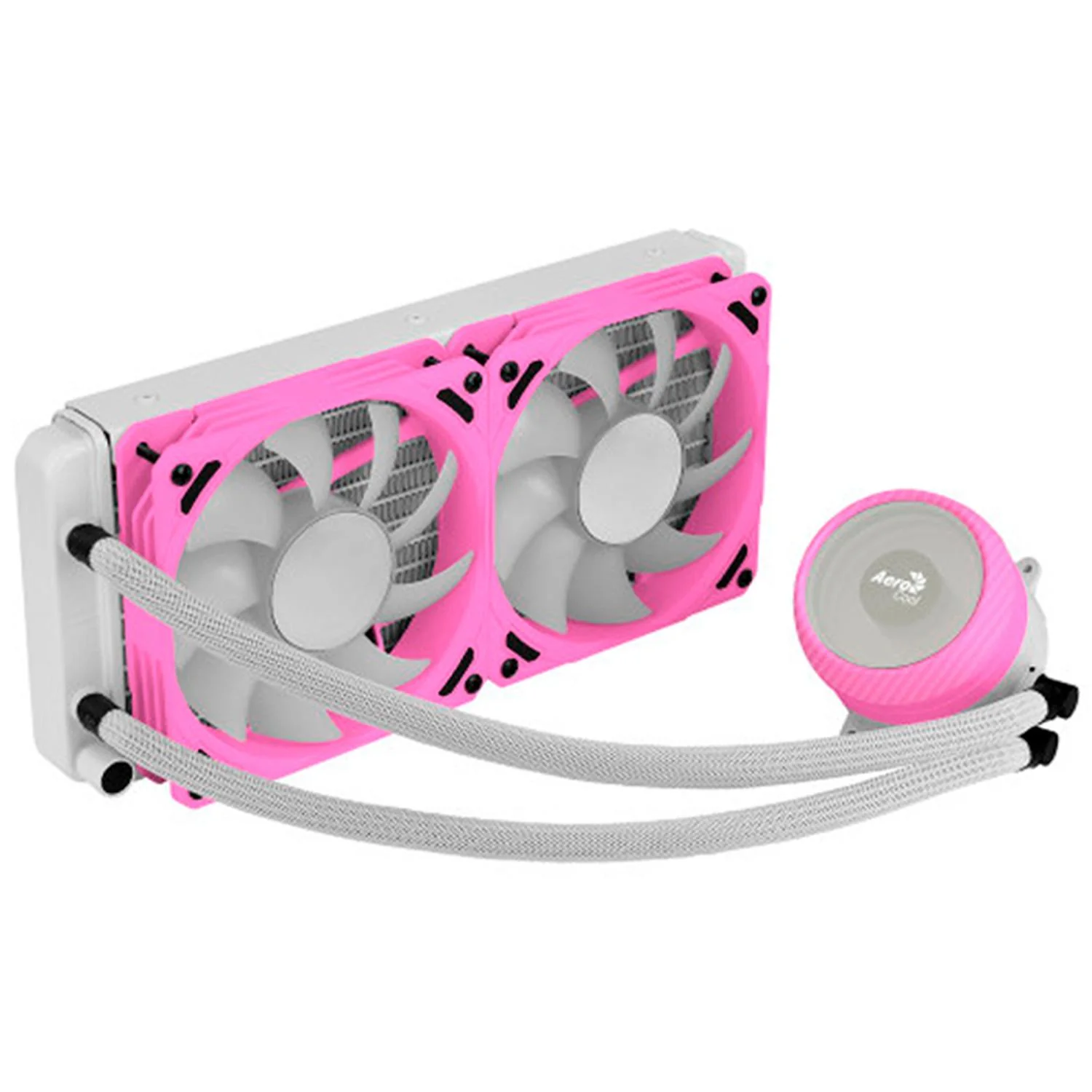 Enfriamiento Liquido AEROCOOL MIRAGE L240 INTEL 1700 AM5 PINK ARGB 240mm 40101720 - Image 5