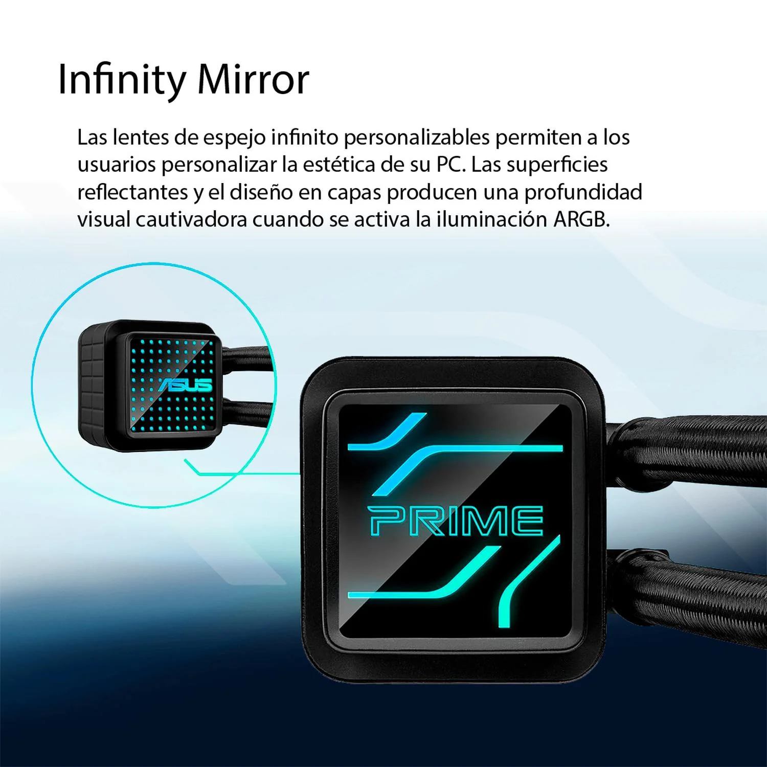 Enfriamiento Liquido ASUS PRIME LC 240 ARGB 2200RPM LGA 1851 1700 1200 AM5 AM4 - Image 3