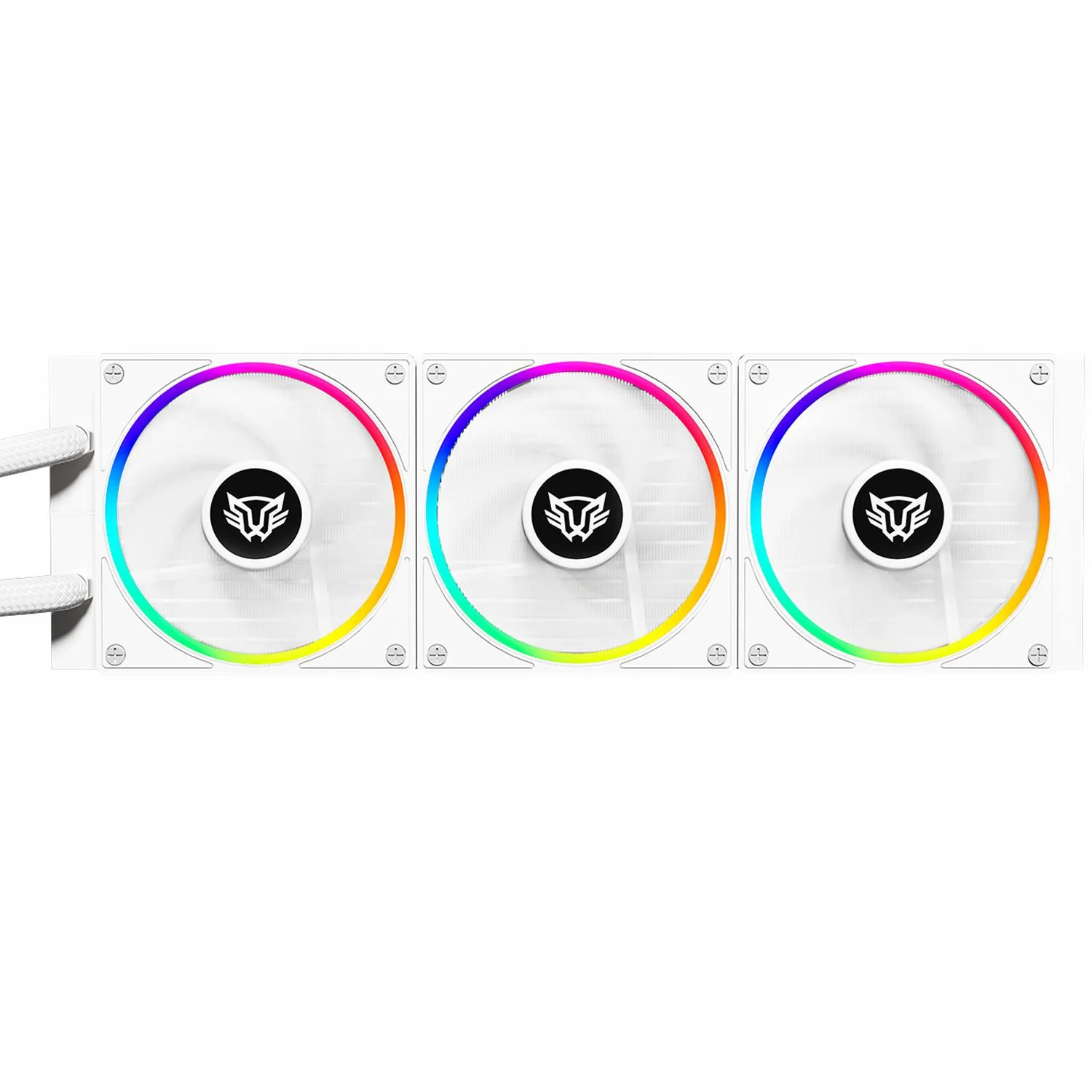 Enfriamiento Liquido BALAM RUSH HYDROX PRO V2 HX36 360mm RGB 7 Pines 2200 RPM TDP 300w LGA1700 AM5 Blanco BR-941877