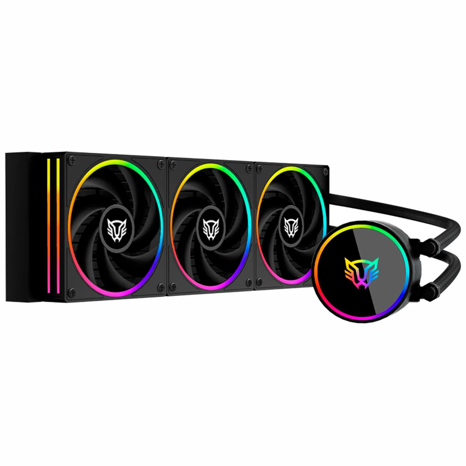 Enfriamiento Liquido BALAM RUSH HYDROX PRO V2 HX36 360mm RGB 7 Pines 2200 RPM TDP 300w LGA1700 AM5 Negro BR-941860 - Image 3
