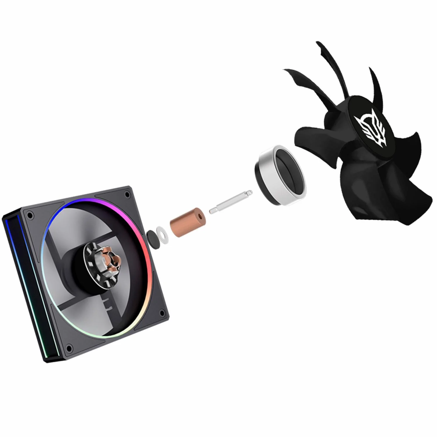 Enfriamiento Liquido BALAM RUSH HYDROX PRO V2 HX36 360mm RGB 7 Pines 2200 RPM TDP 300w LGA1700 AM5 Negro BR-941860 - Image 4