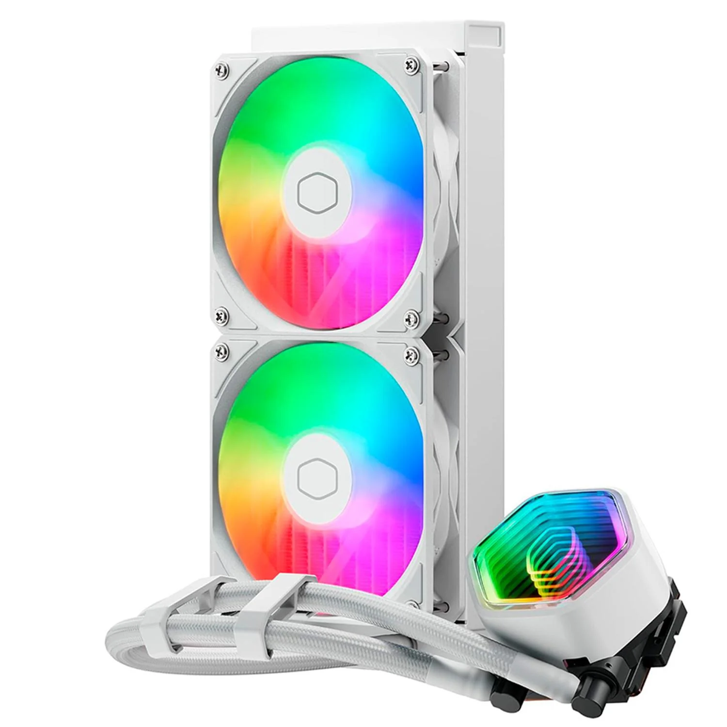 Enfriamiento Liquido COOLER MASTER MASTERLIQUID CORE II 240mm ARGB 4 Pines PWM 1750 RPM LGA 1851 AM5 - Image 2