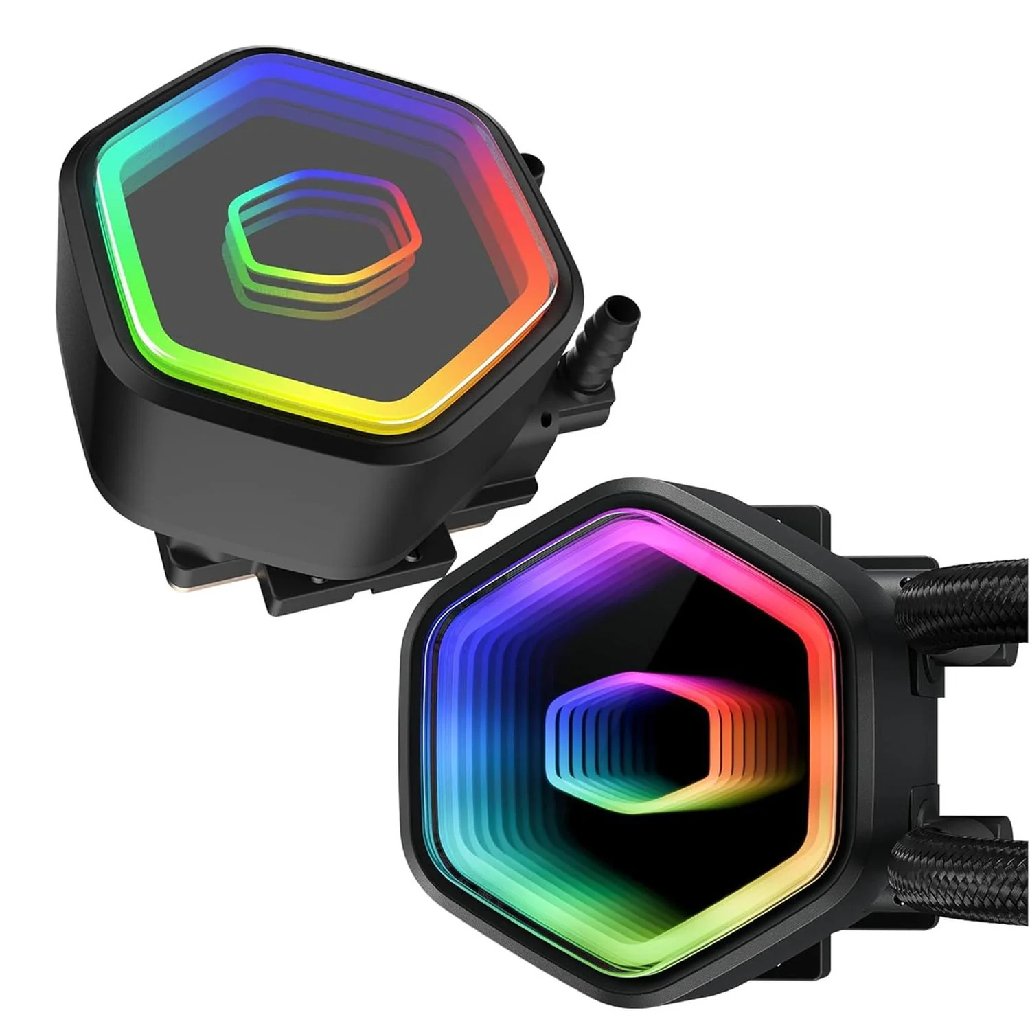 Enfriamiento Liquido COOLER MASTER MASTERLIQUID CORE II 240mm ARGB 4 Pines PWM 1750 RPM LGA 1851 AM5 - Image 3