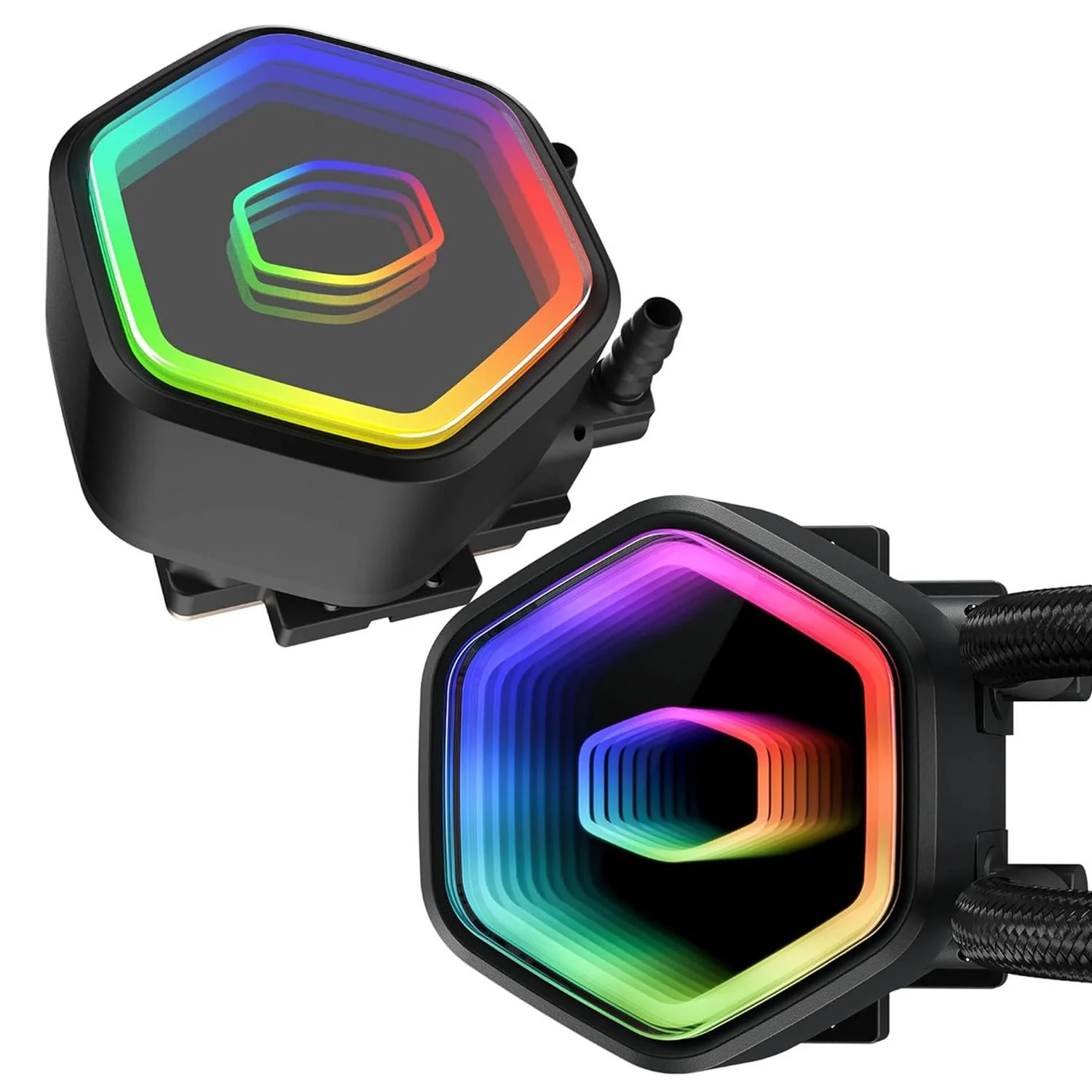 Enfriamiento Liquido COOLER MASTER MASTERLIQUID CORE II 360mm ARGB 4 Pines PWM 1750 RPM LGA 1851 AM5 - Image 3