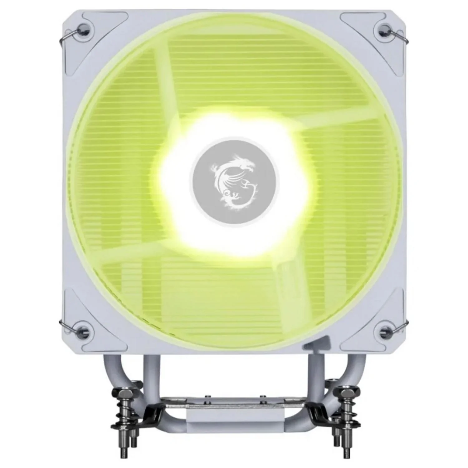 Disipador CPU Gamer MSI MAG COREFROZR AA13 WHITE 120mm ARGB PWM 2070RPM AM5 LGA 1851 Blanco - Image 3