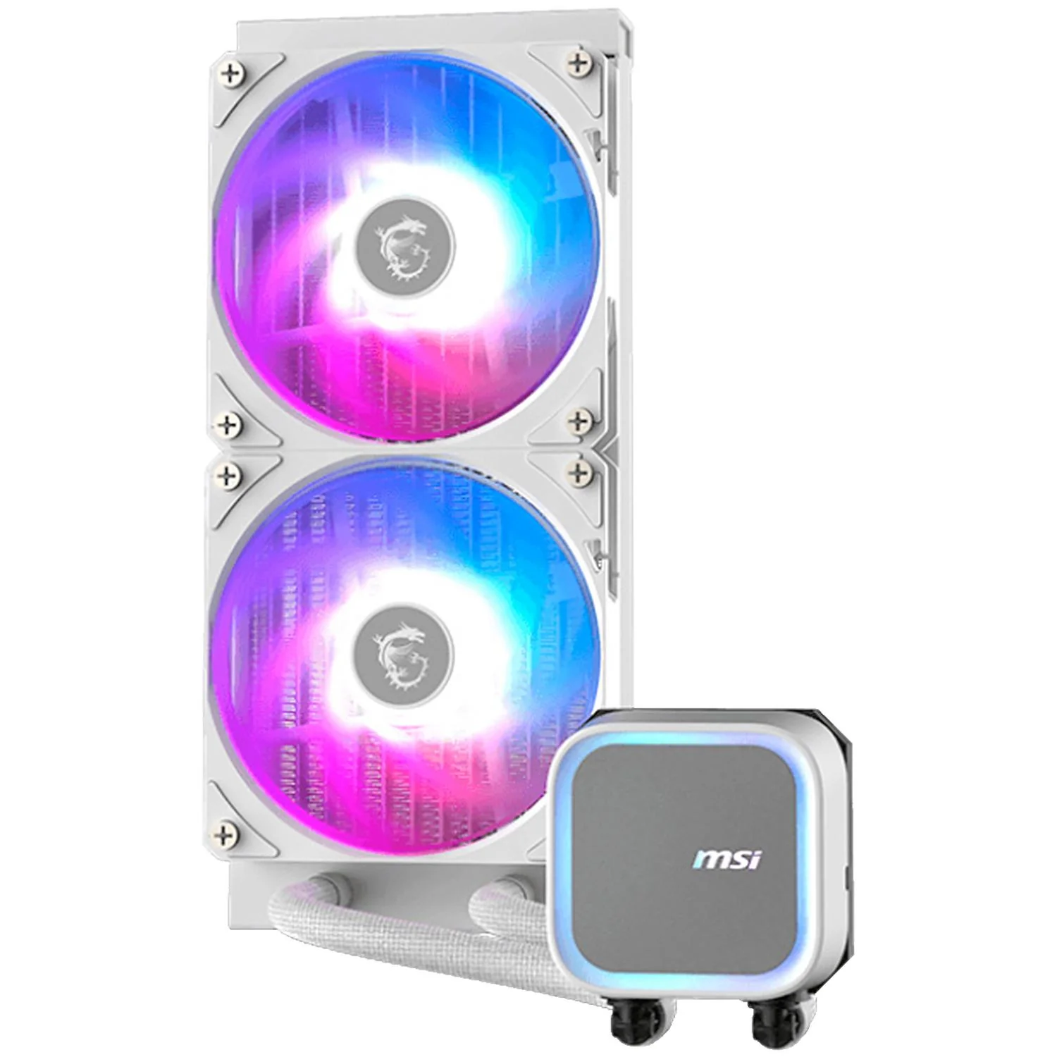 Enfriamiento Liquido MSI MAG CORELIQUID A13 240 WHITE ARGB PWM 3800RPM LGA 1851 AM5 Blanco - Image 4