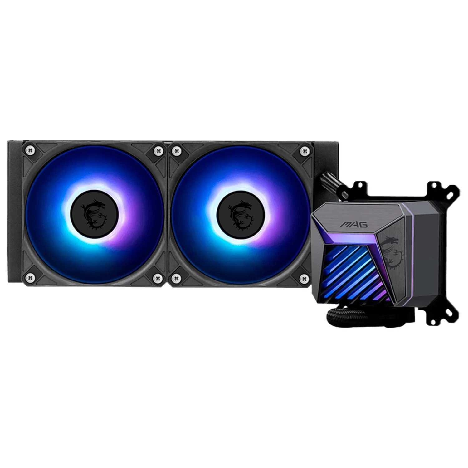Enfriamiento Liquido MSI MAG CORELIQUID A15 240 ARGB PWM 3400RPM LGA 1851 AM5 Negro - Image 2