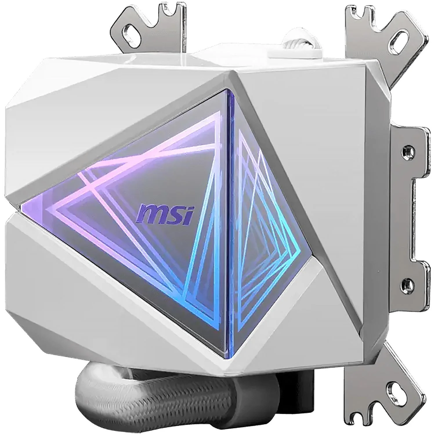 Enfriamiento Liquido MSI MAG CORELIQUID I240 WHITE ARGB PWM 3400RPM LGA 1700 AM5 Blanco - Image 4