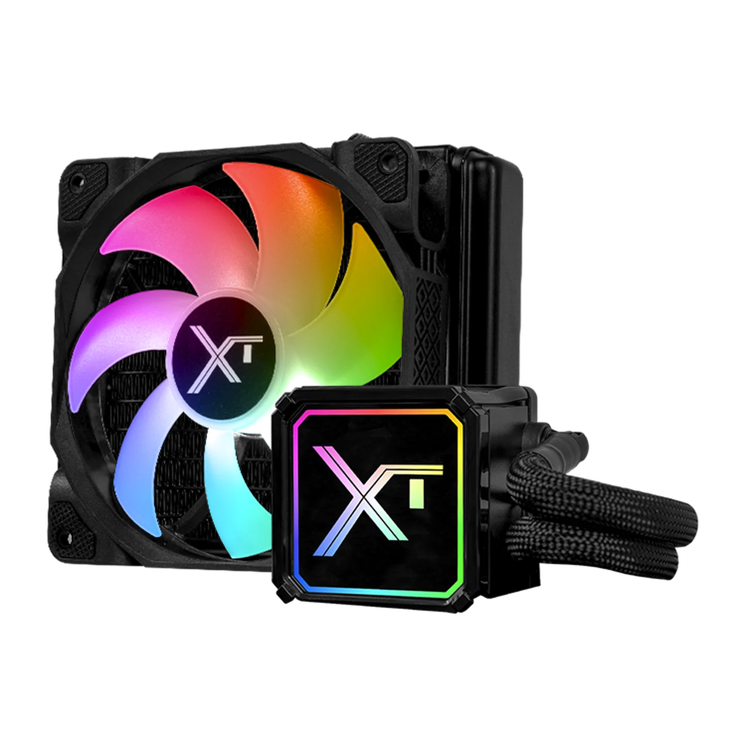 Enfriamiento Liquido XTREME PC GAMING Aqua Force 120mm ARGB 800-2200 RPM Negro
