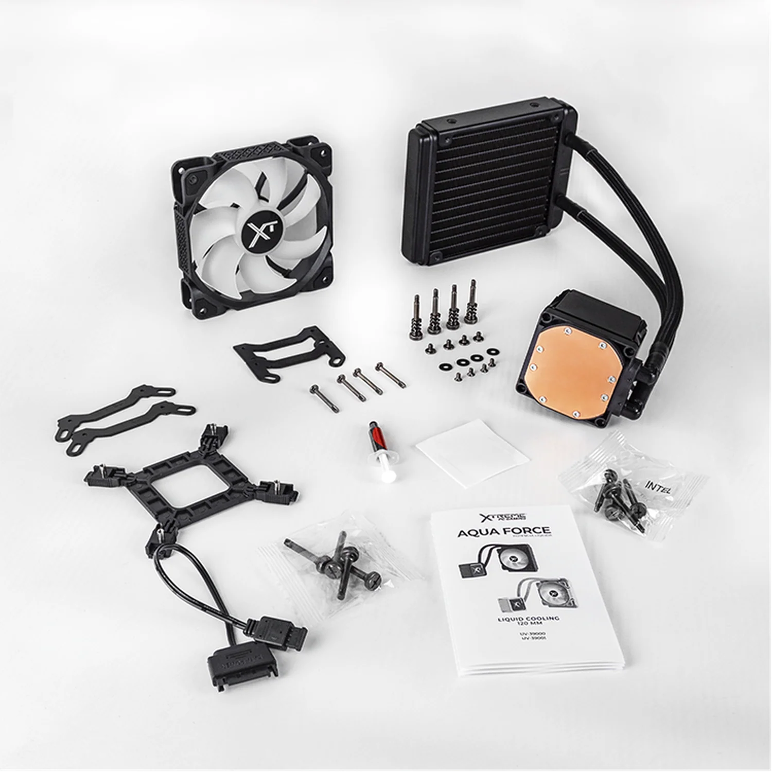 Enfriamiento Liquido XTREME PC GAMING Aqua Force 120mm ARGB 800-2200 RPM Negro - Image 3