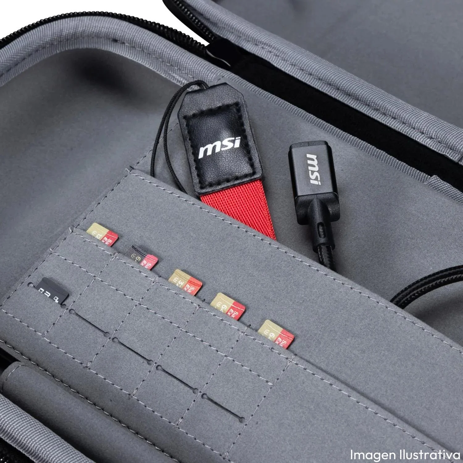 Estuche Rigido MSI Claw Travel Case II Resistente a Golpes Impresion Reflectante - Image 4