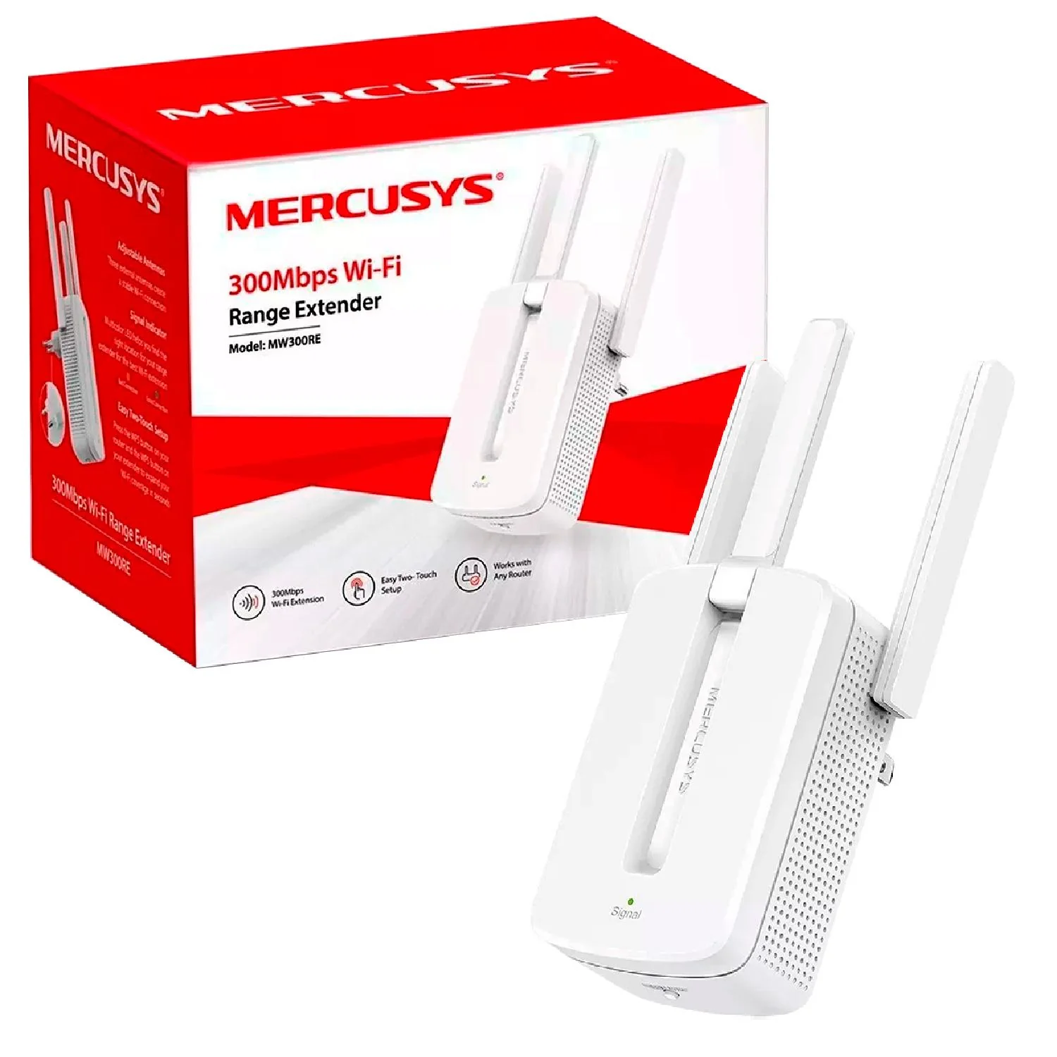 Extensor de Rango MERCUSYS MW300RE N300 2.4Ghz 802.11n 300Mbps - Image 4