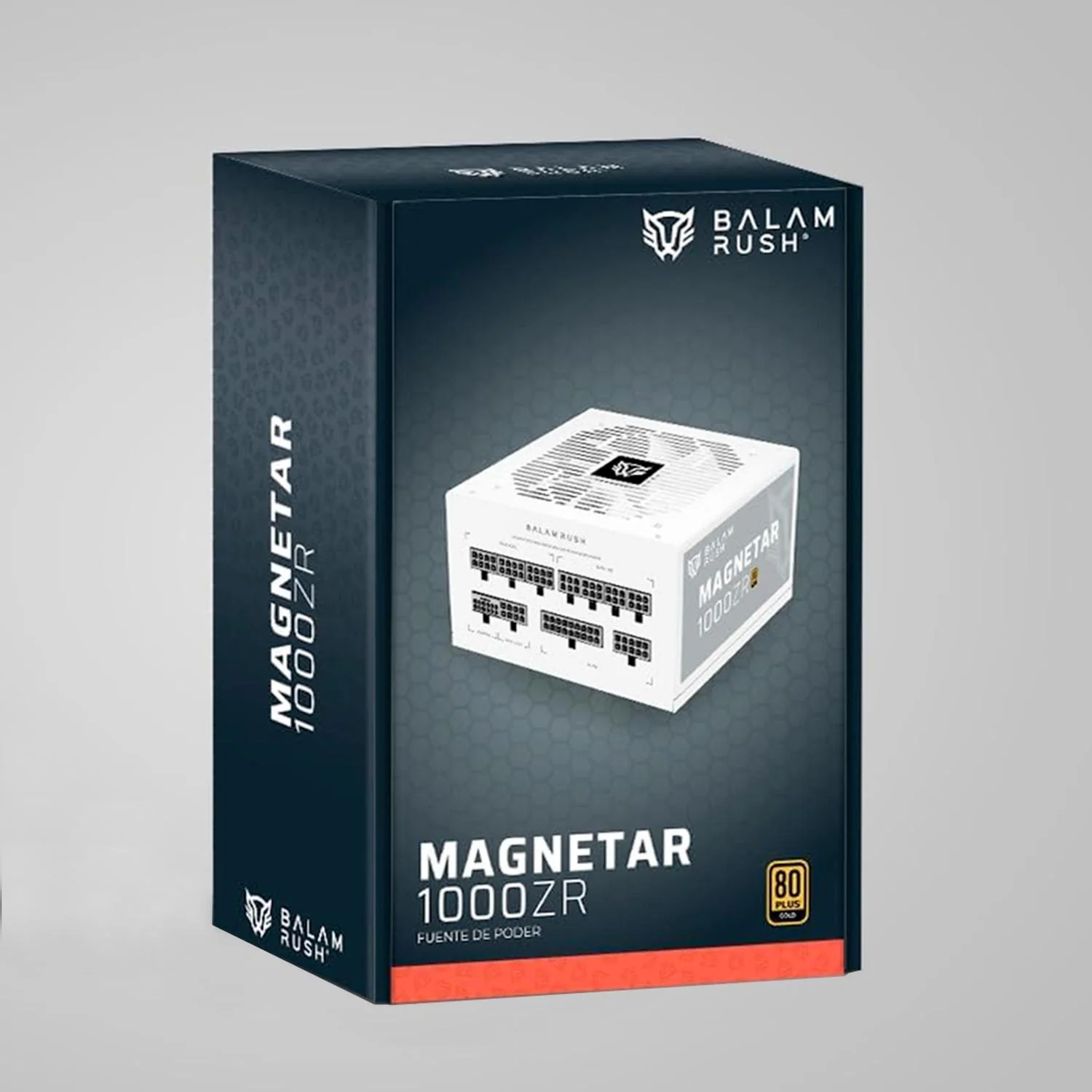 Fuente De Poder PC 1000W Gamer BALAM RUSH MAGNETAR 1000ZR 80 Plus Gold Modular Blanco BR-940313 - Image 6