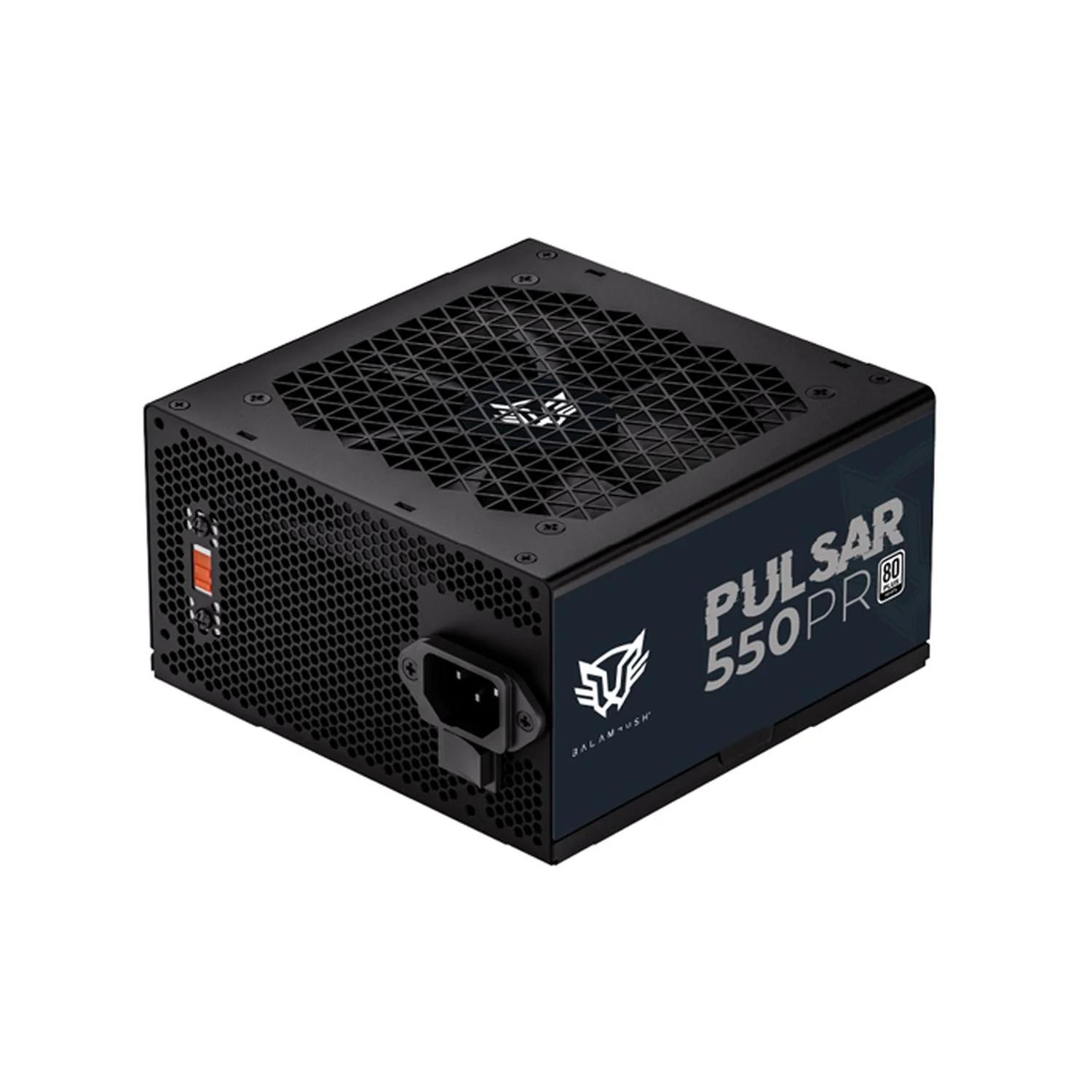 Fuente de Poder PC 550W Gamer BALAM RUSH PULSAR 550PR 80 Plus White No Modular Negro BR-937726