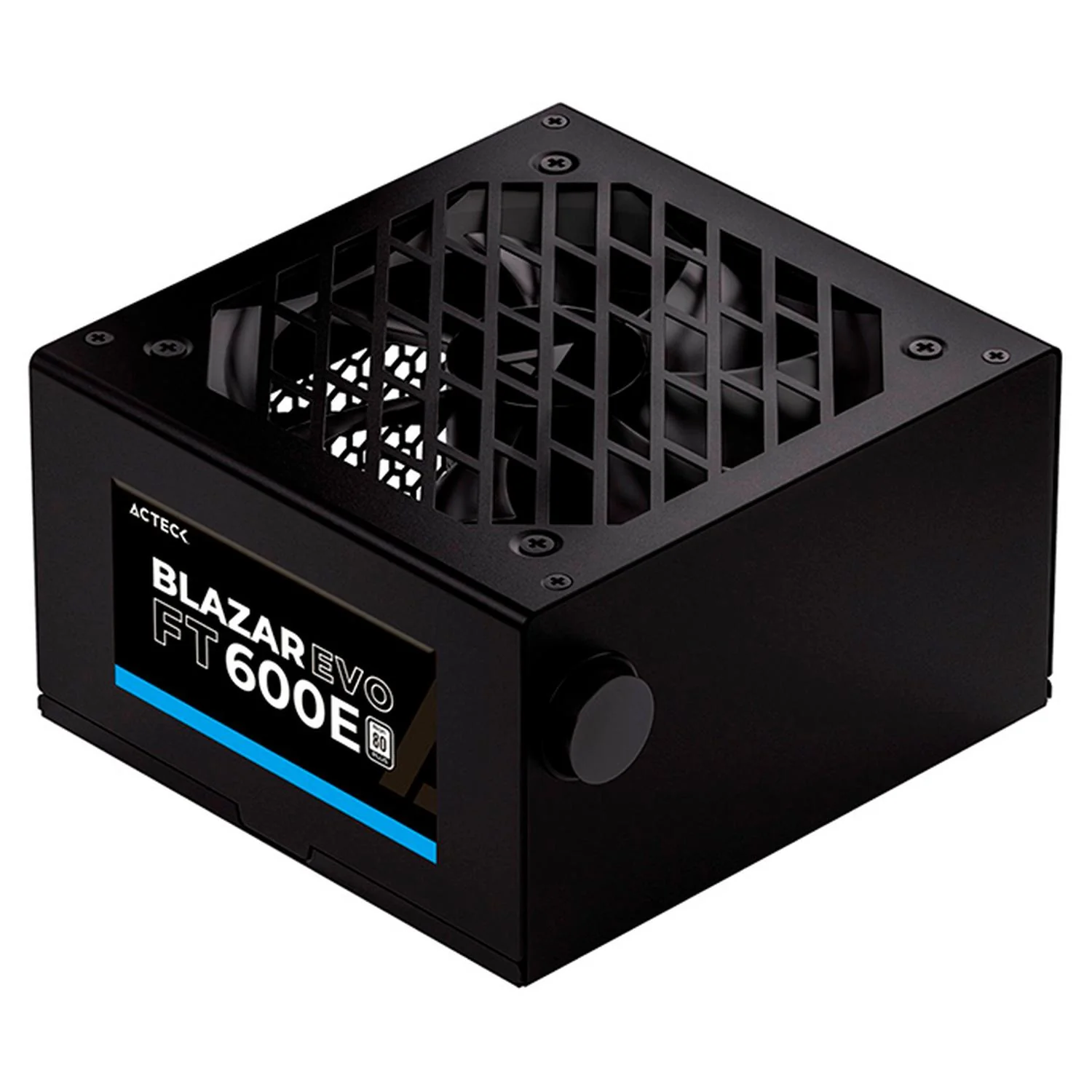 Fuente de Poder PC 600W Gamer ACTECK BLAZAR EVO FT600E Negro ES-05003E - Image 4