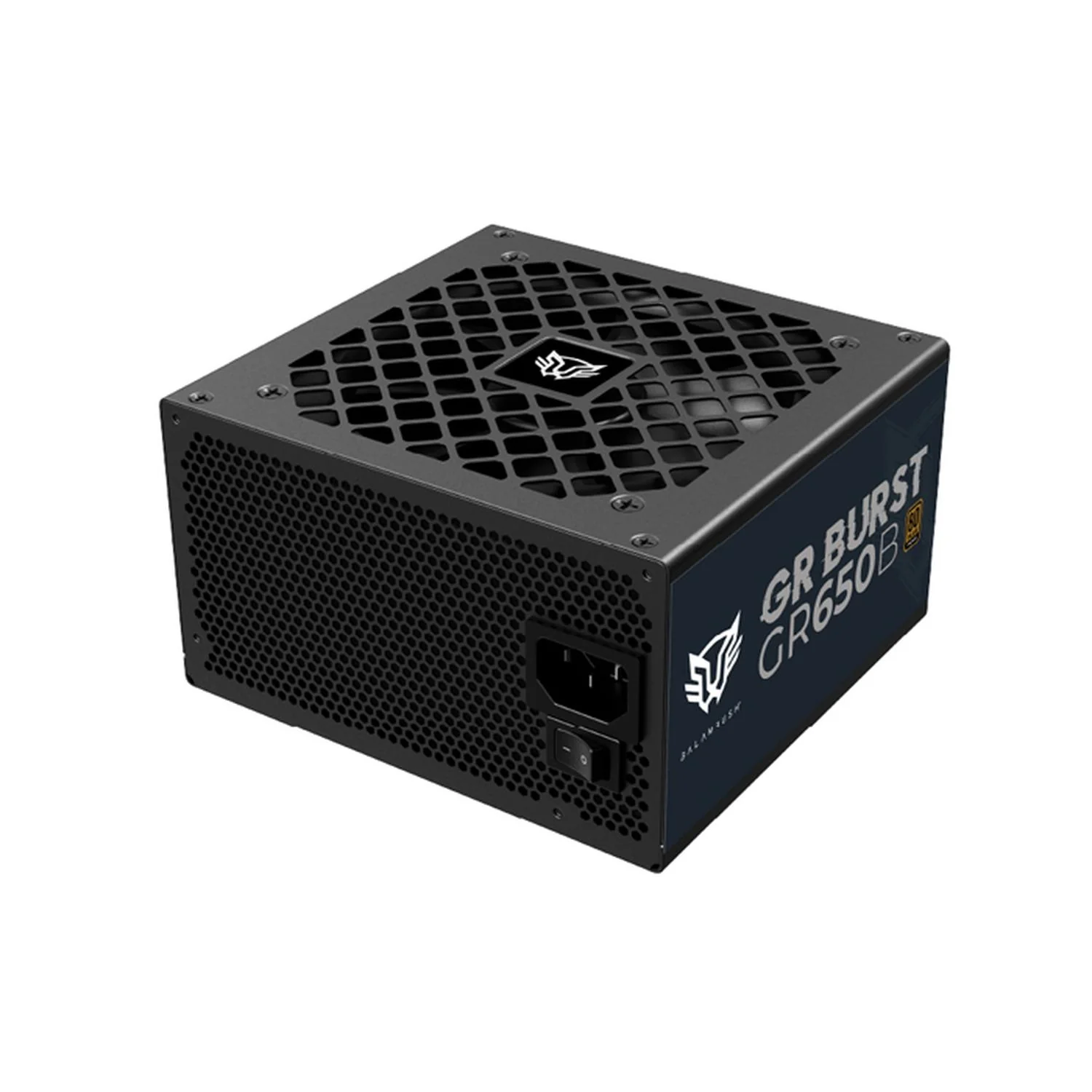 Fuente de Poder PC 650W Gamer BALAM RUSH GR BURST GR650B 80 Plus Bronze No Modular Negro BR-937689