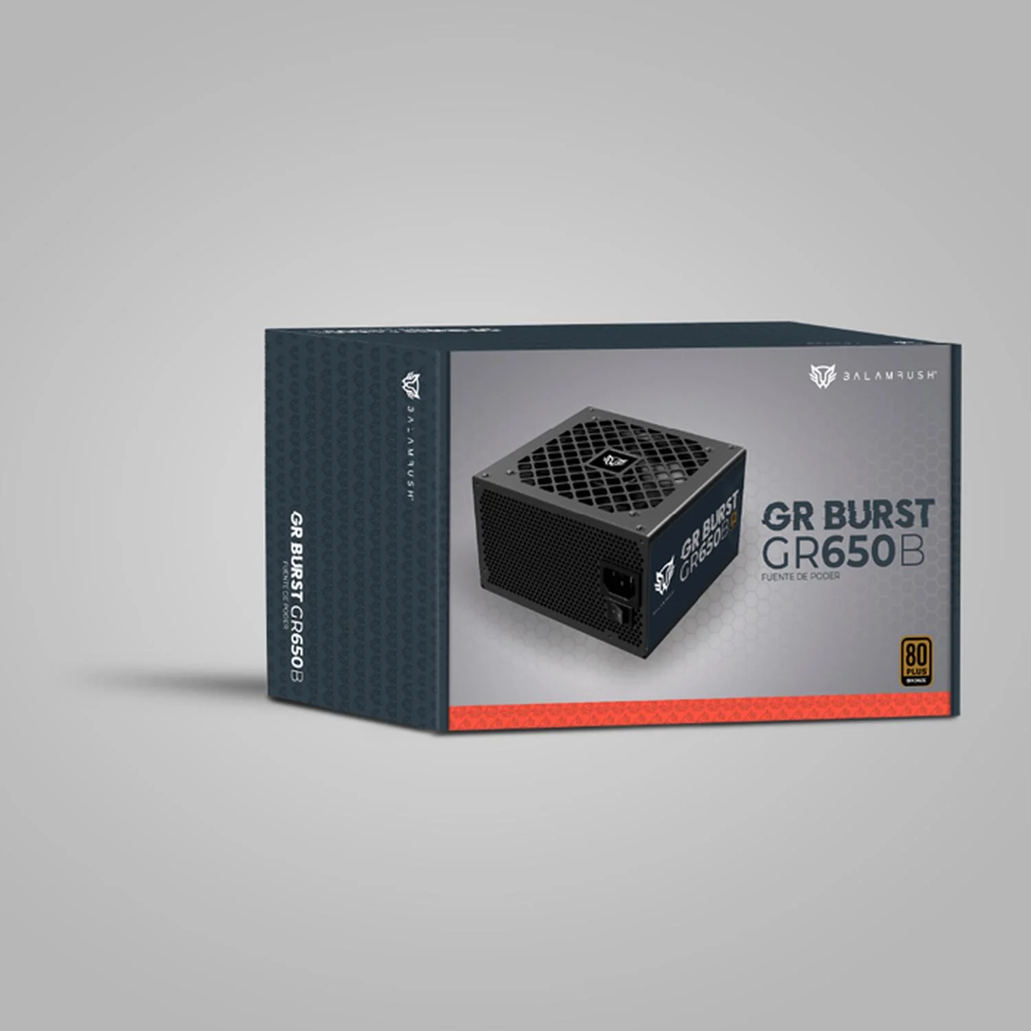 Fuente de Poder PC 650W Gamer BALAM RUSH GR BURST GR650B 80 Plus Bronze No Modular Negro BR-937689 - Image 5