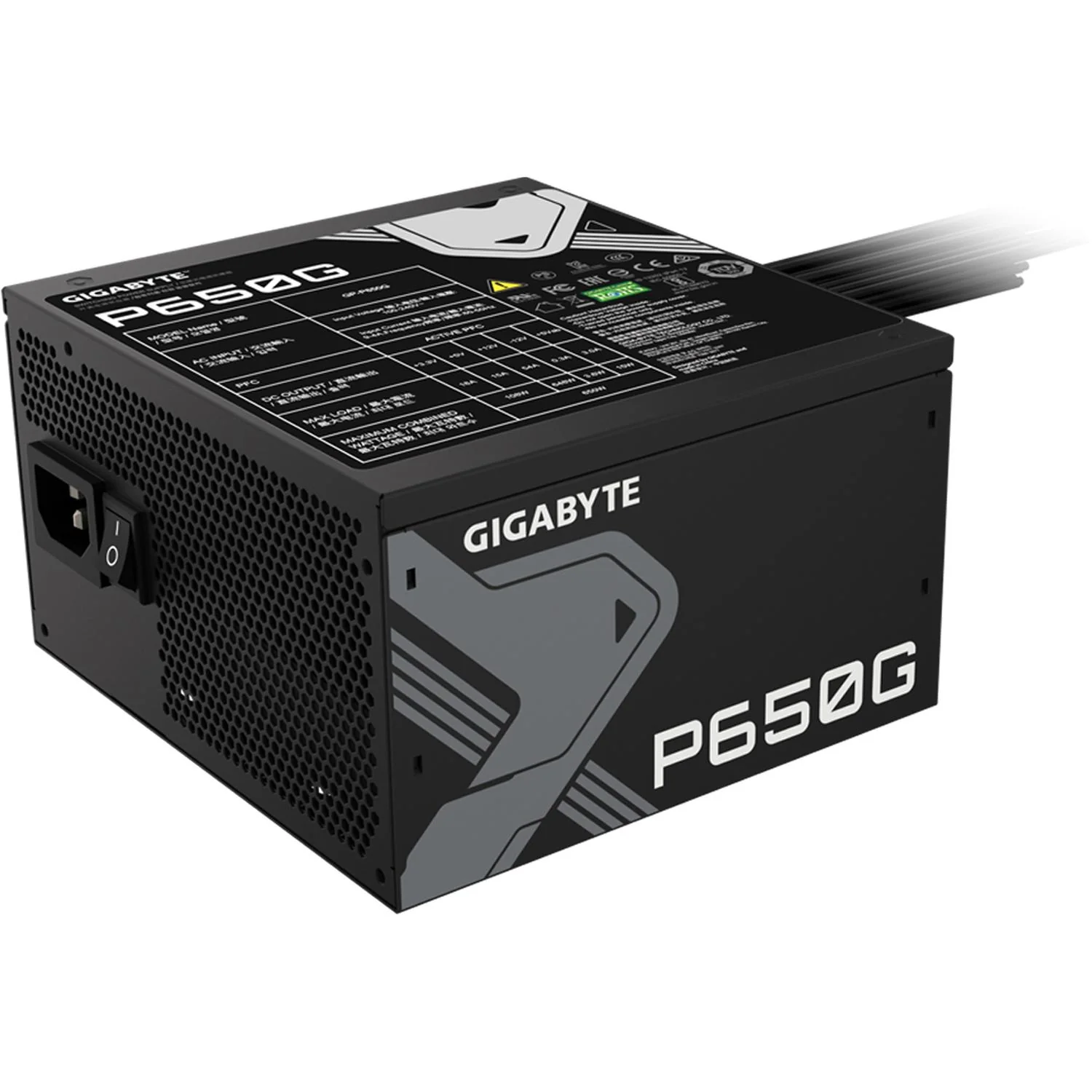 Fuente de Poder PC 650W Gamer GIGABYTE P650G 80 Plus Gold GP-P650G - Image 6