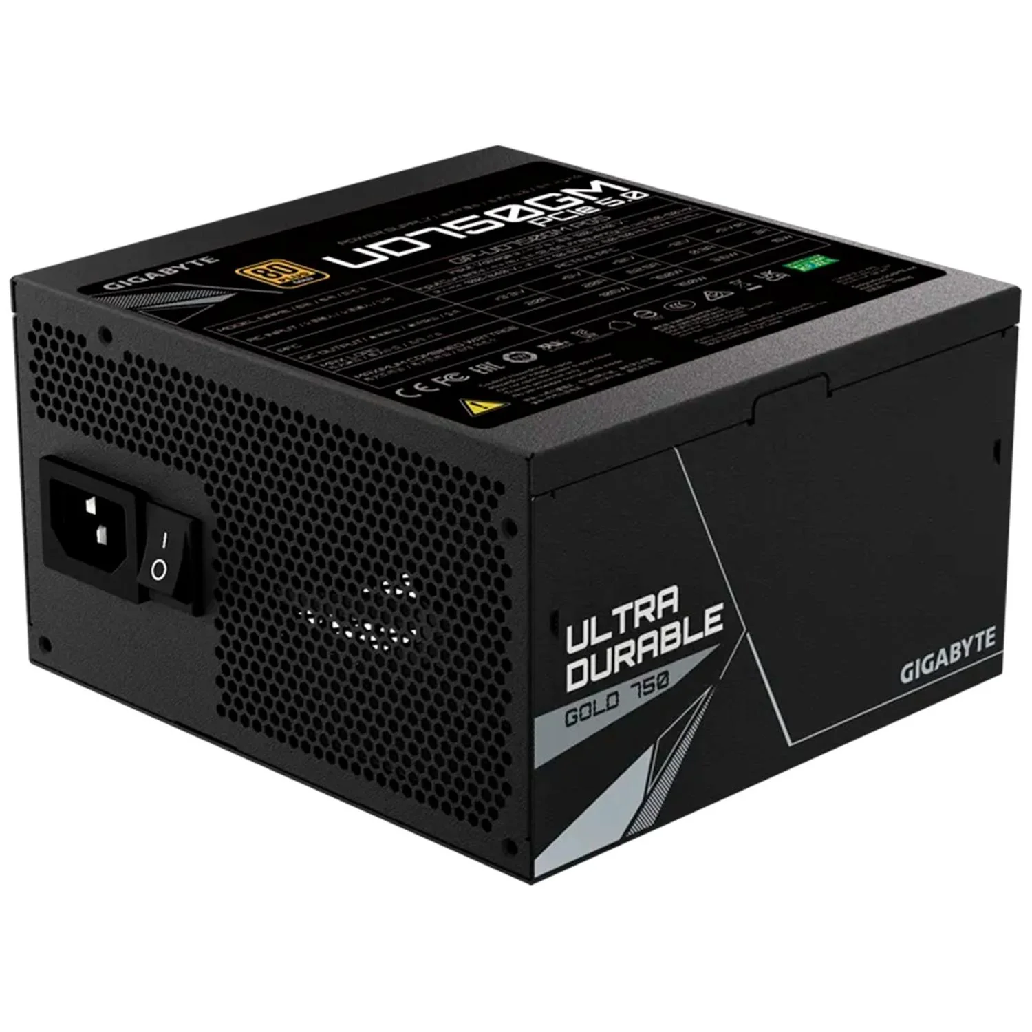 Fuente de Poder PC 750w Gamer GIGABYTE UD750GM PG5 80 Plus Gold Modular GP-UD750GM PG5 - Image 2