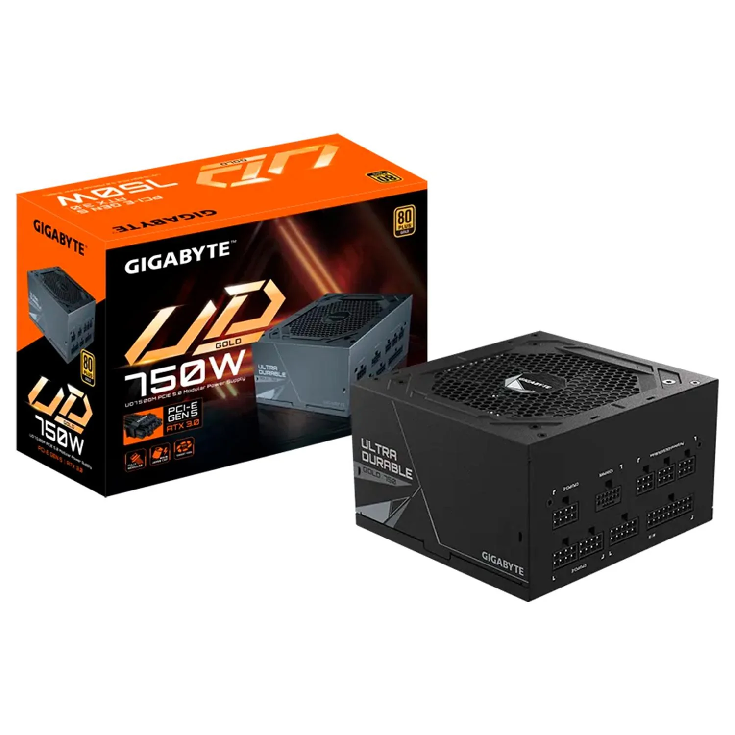 Fuente de Poder PC 750w Gamer GIGABYTE UD750GM PG5 80 Plus Gold Modular GP-UD750GM PG5 - Image 6