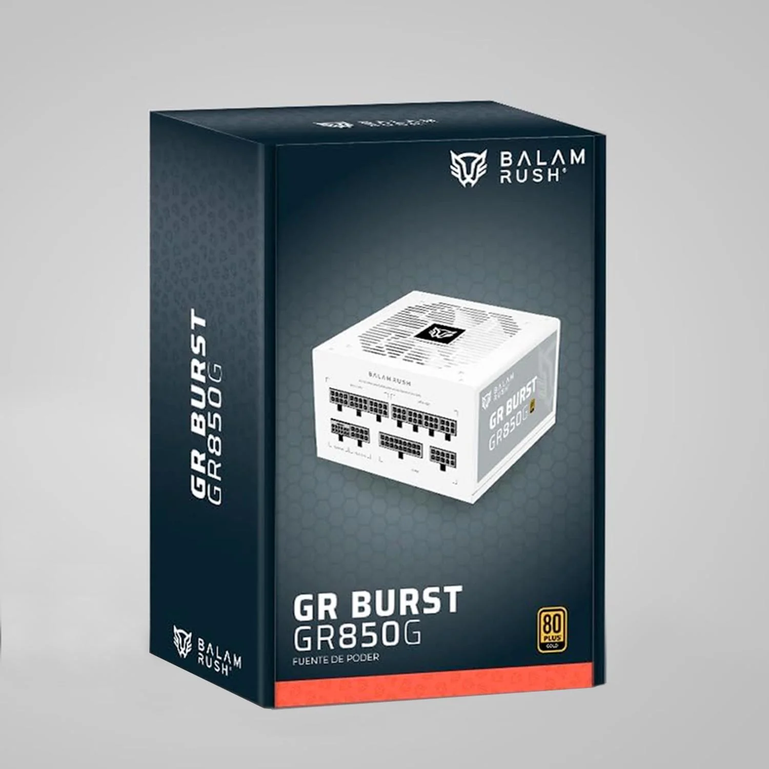 Fuente De Poder PC 850W Gamer BALAM RUSH GR BURST GR850G 80 Plus Gold Modular Blanco BR-940320 - Image 6